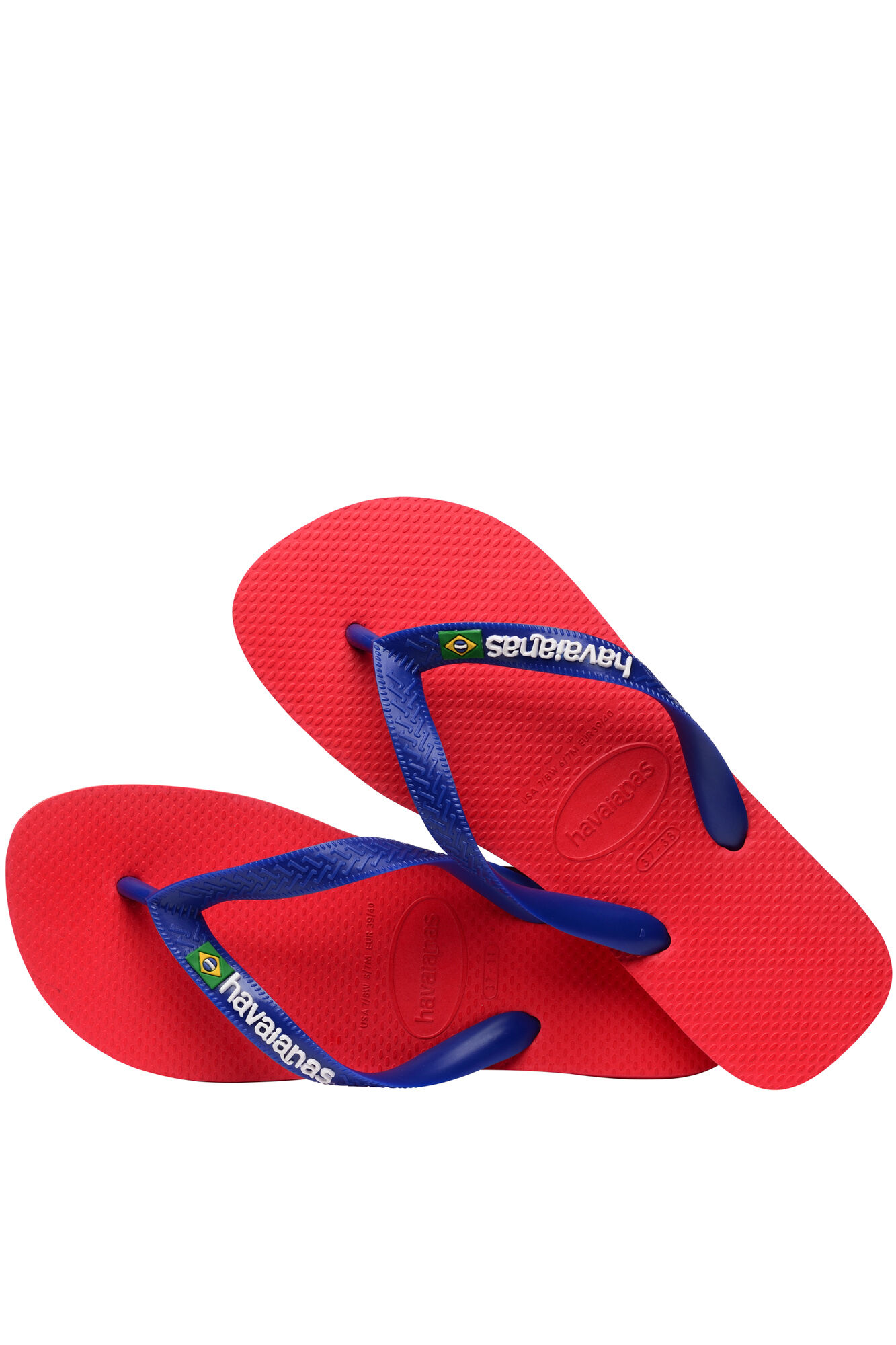Chanclas Hav. Brasil Logo - rojo