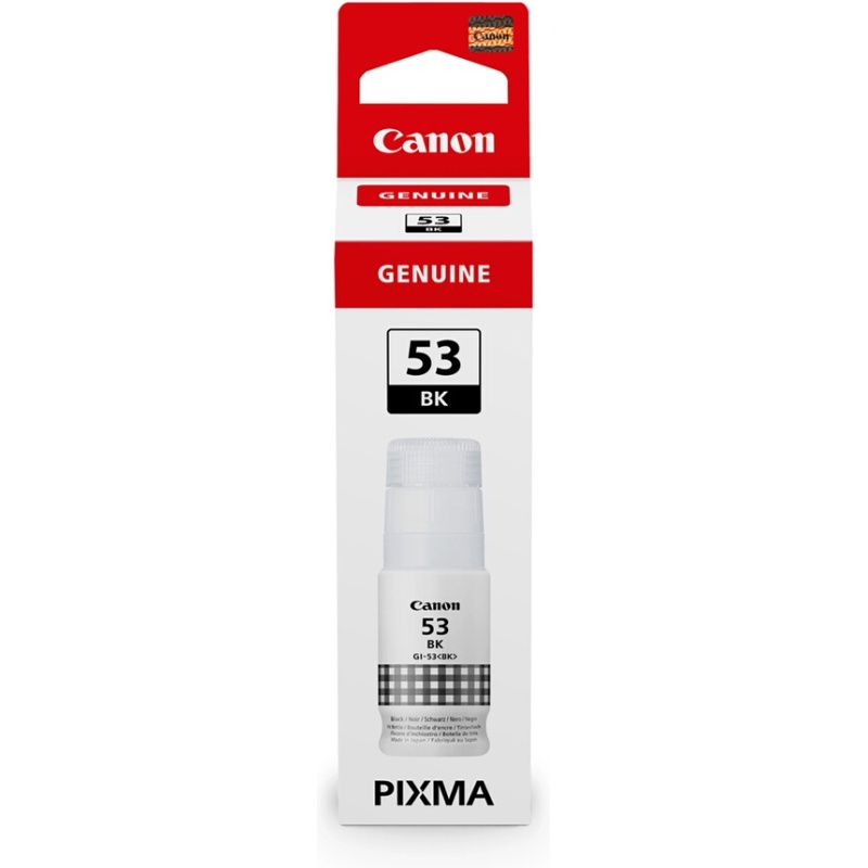 Bouteille d'encre noire Canon GI-53 pour imprimante à réservoir d'encre