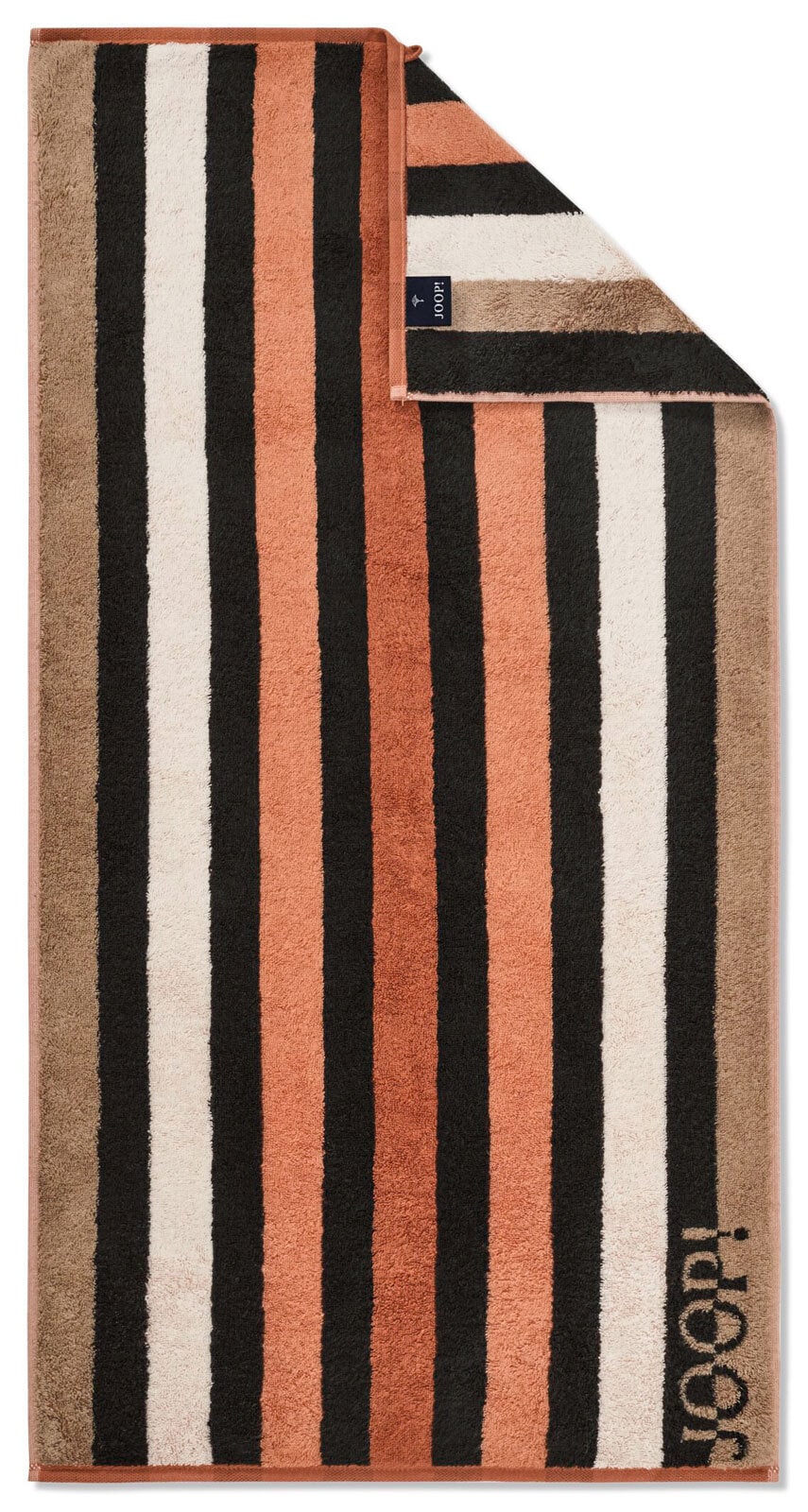 JOOP! Handtuch TONE STRIPES 50 x 100 cm kupferfarbig