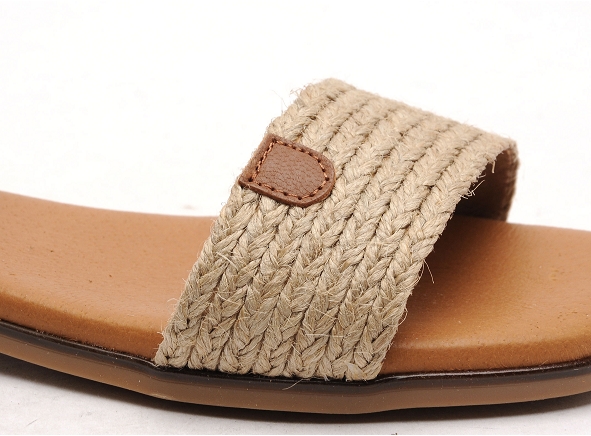 Eva frutos nu pieds plats femme 3052 beige