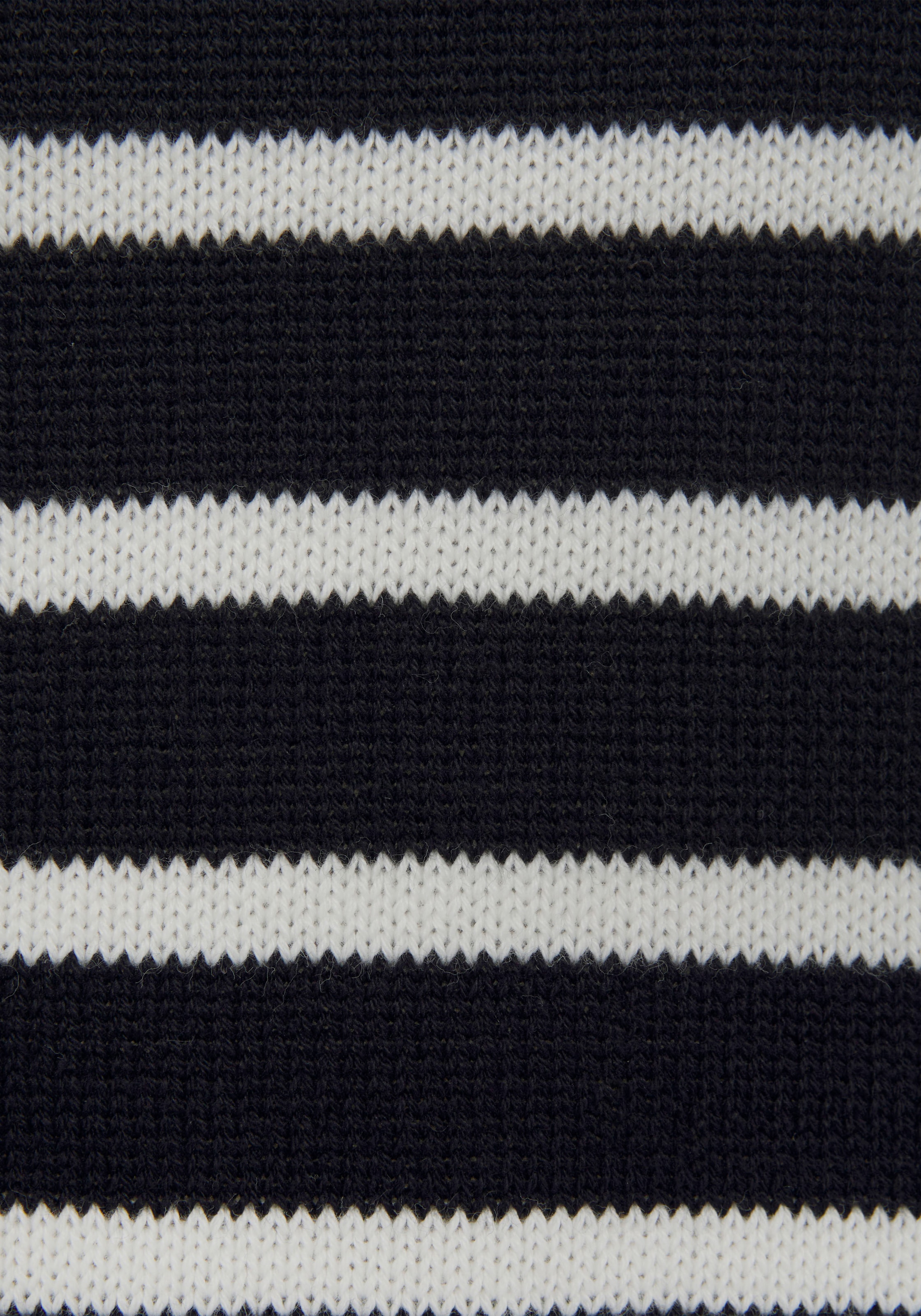 Vivance Streifenpullover , mit Zierknöpfen, Streifenoptik, Strickpullover, modisch