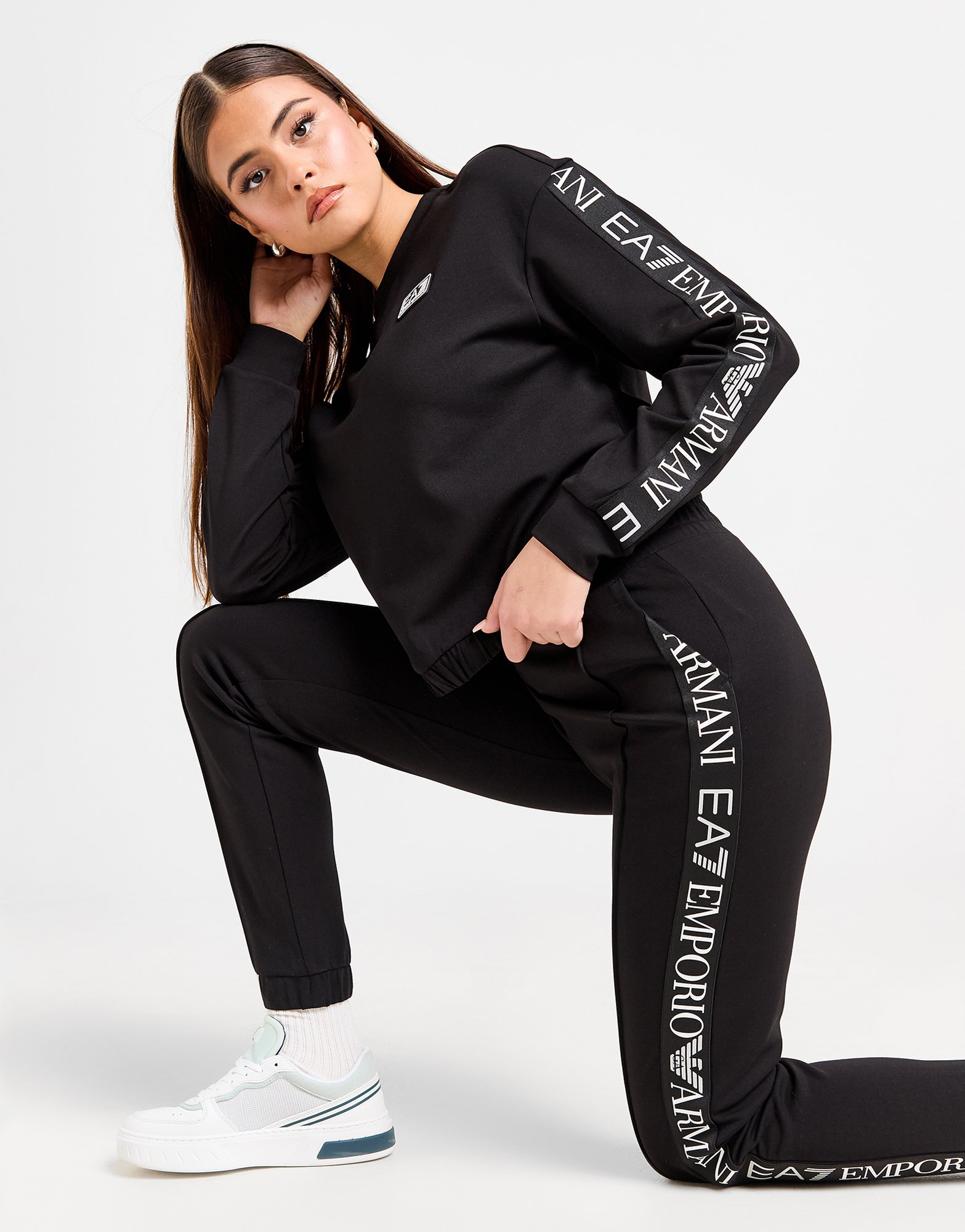 Emporio Armani EA7 Ensemble de survêtement Ventus Tape Femme