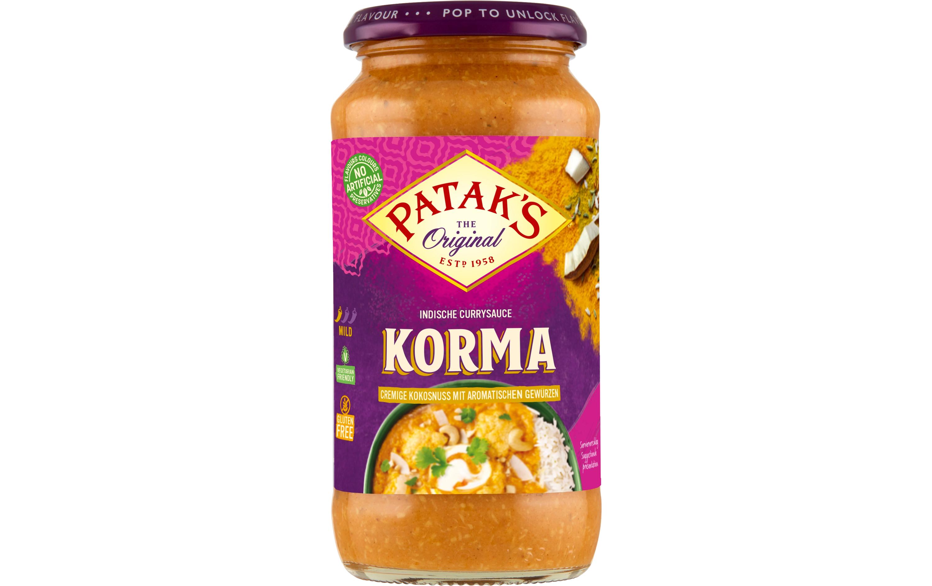 Korma Sauce 450 gAuthentischer Geschmack aus Indien