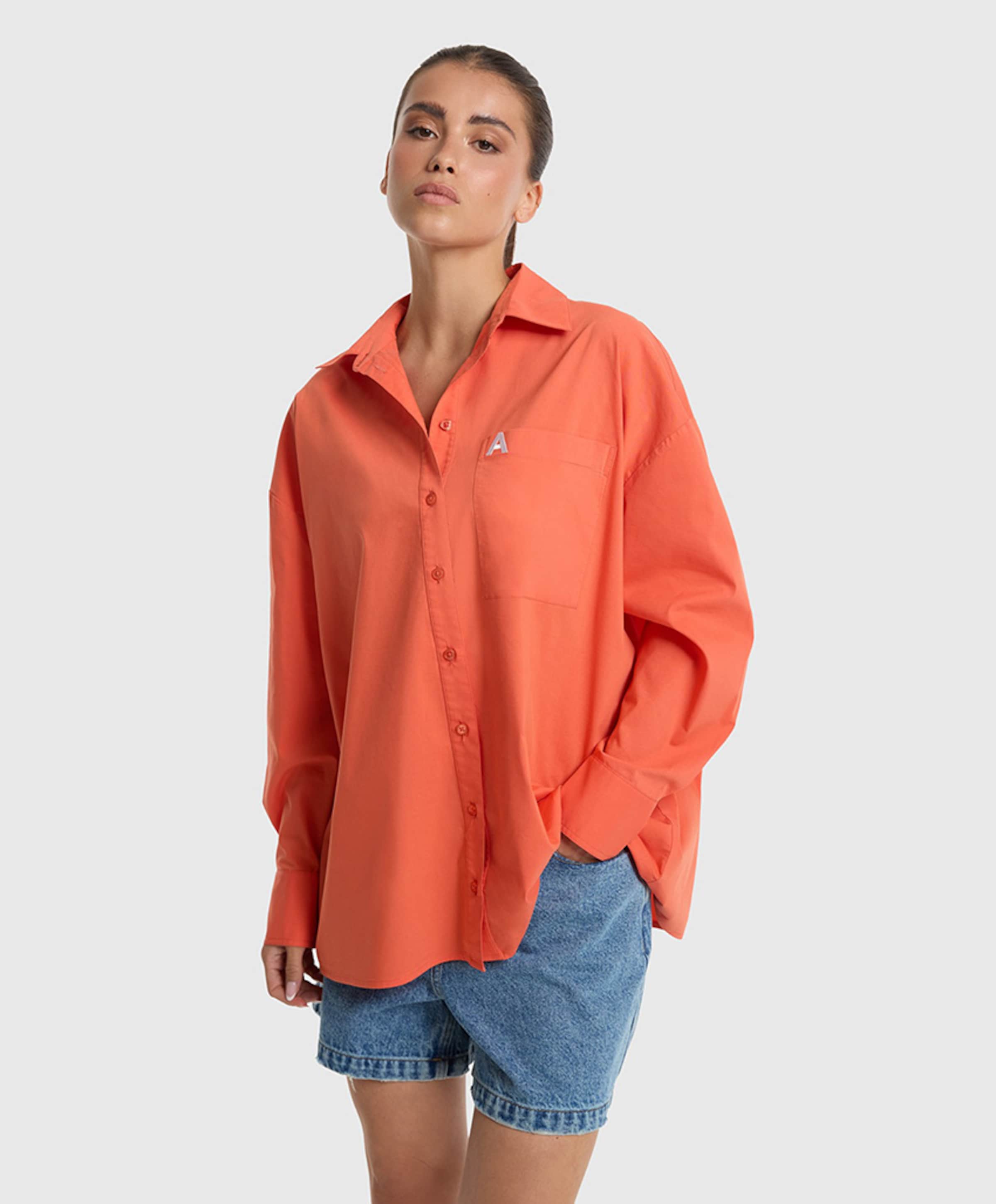 Alix The Label Dames blouse oranje