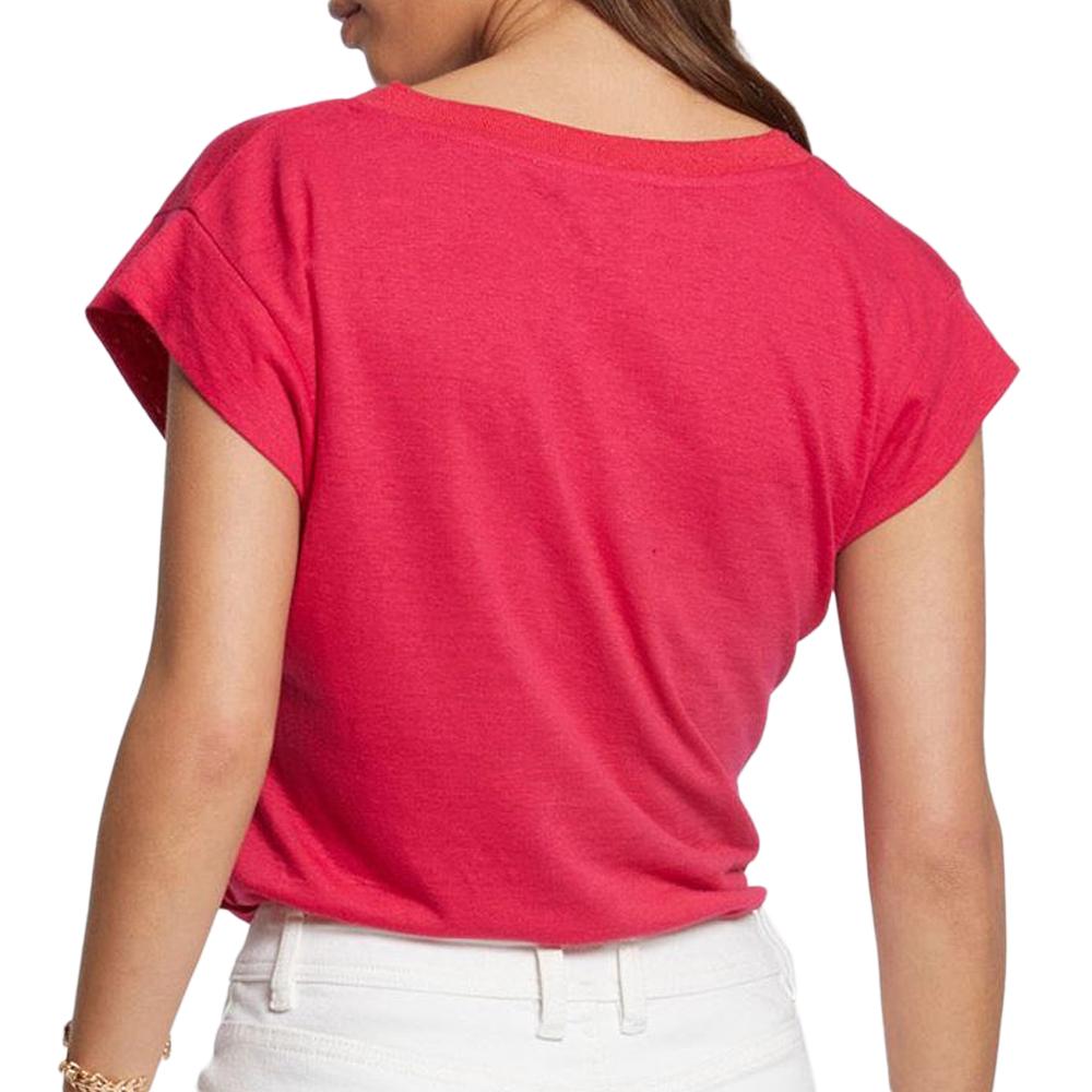 Morgan T-shirt Rose Femme Morgan 221 DAME