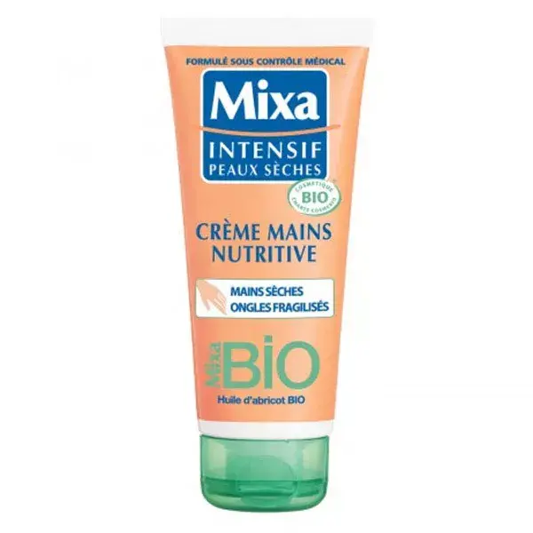 Creme nutritivo orgânico Mixa para mãos secas e unhas quebradiças 100ml