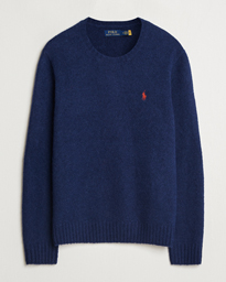 Polo Ralph Lauren Alpaca Crew Neck Sweater Bright Navy