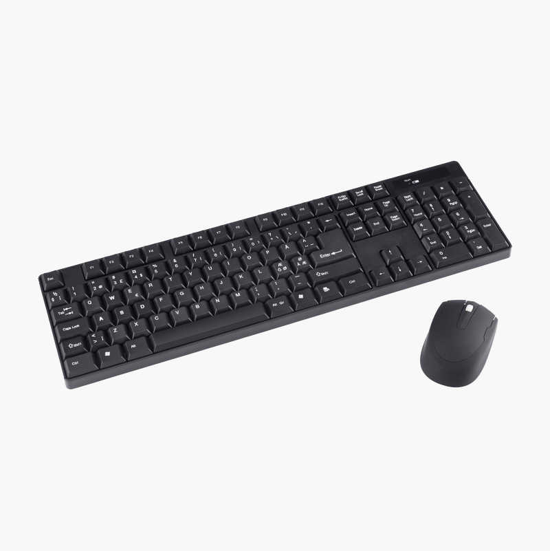 Trådløst tastatur og mus