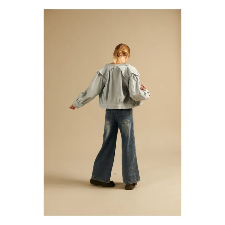 Longlivethequeen Blouse Unie Coton Bio | Bleu pâle