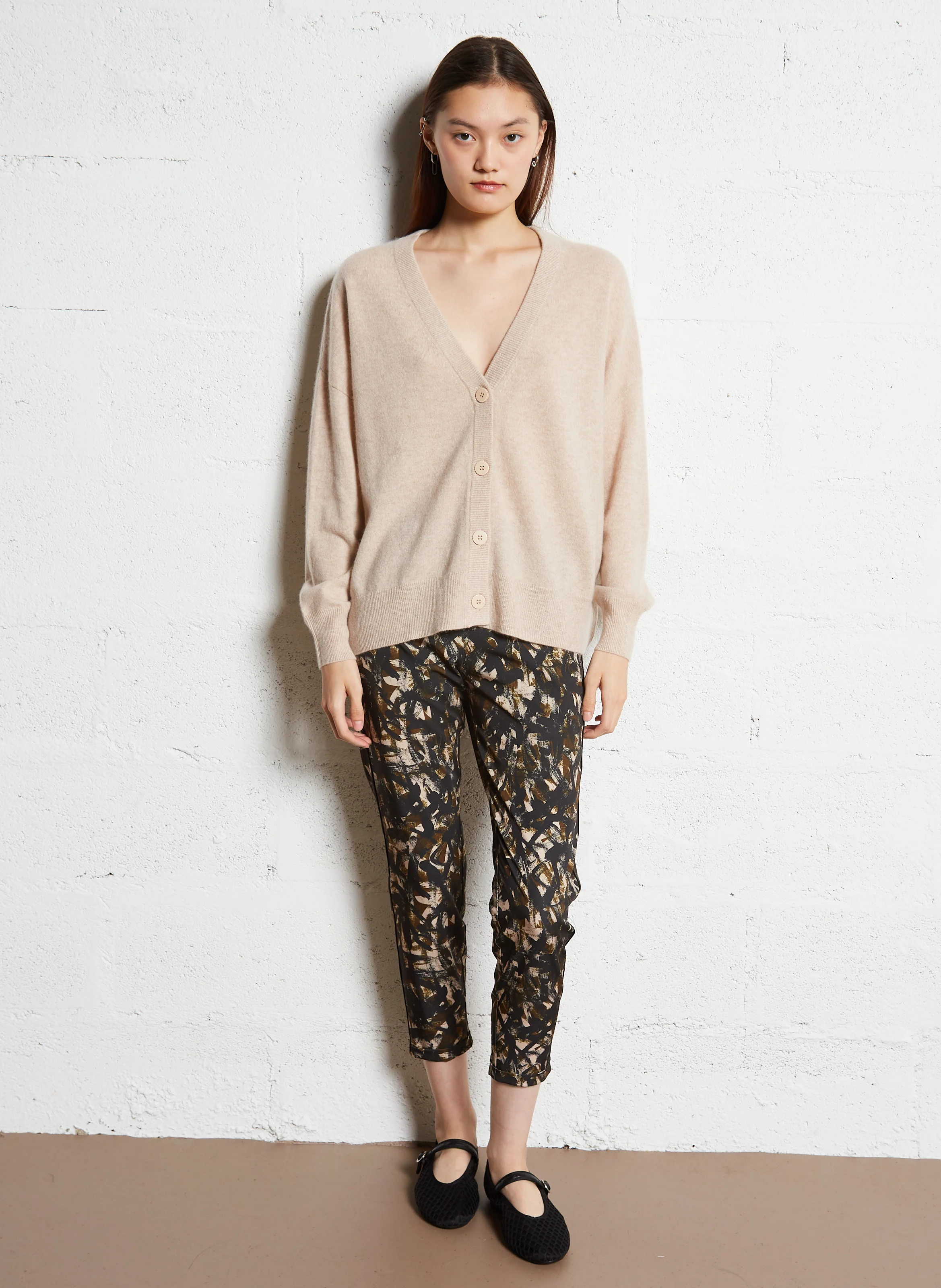 GALBIX - Gilet ample en cachemire | Beige