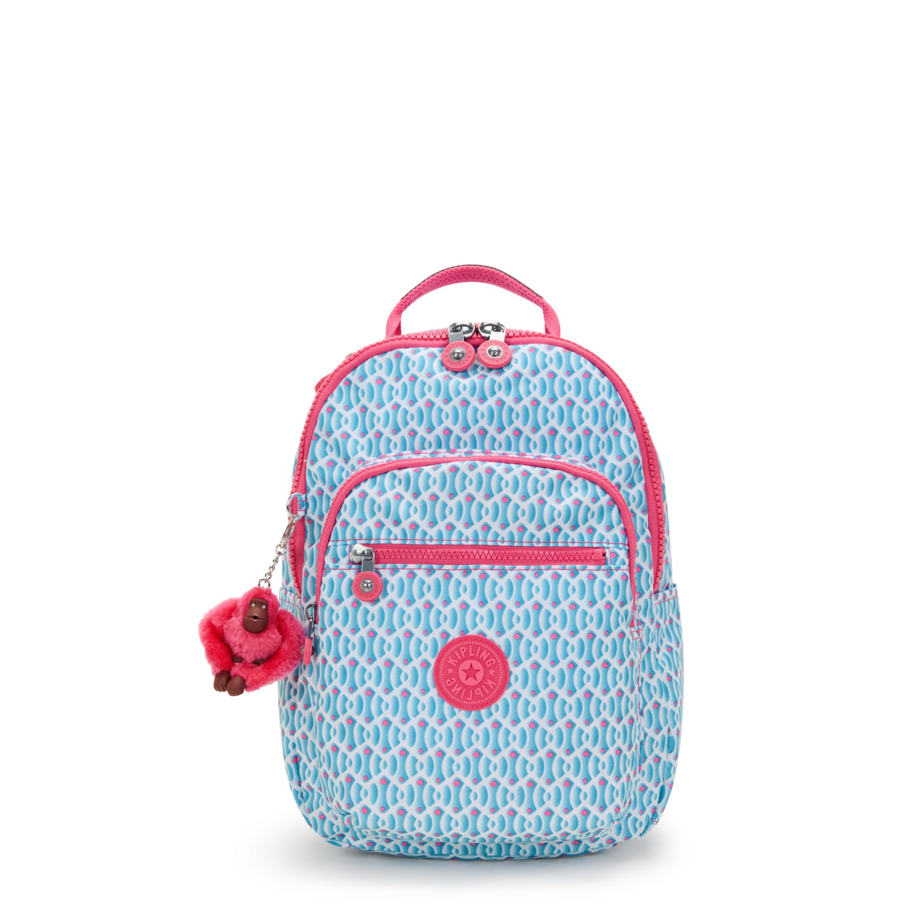 SEOUL S Petit Sac à Dos avec Compartiment pour Tablette - Dreamy Geo Combo