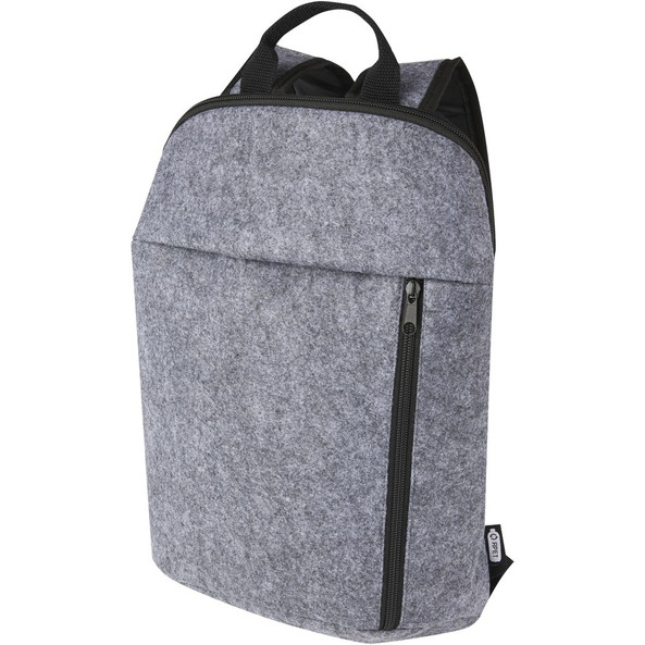 EgotierPro 210742 - Sac à dos isotherme Felta GRS en feutrine recyclée de 7 L