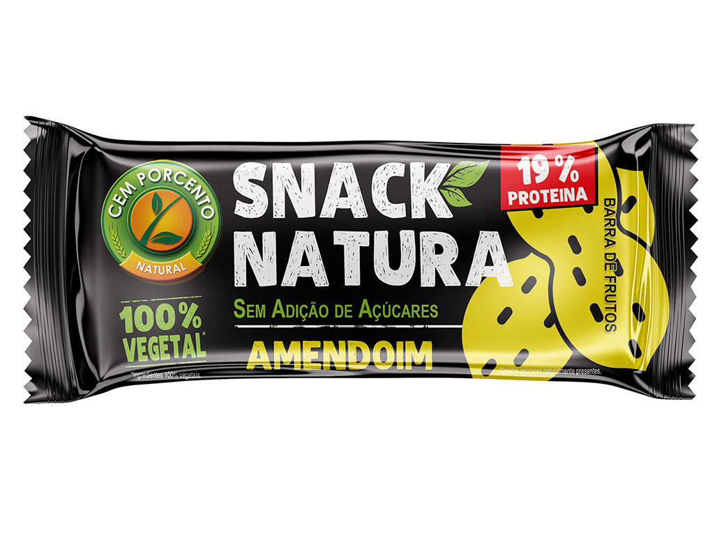 BARRA SNACK NATURA CEMPORCENTO AMENDOIM 30G