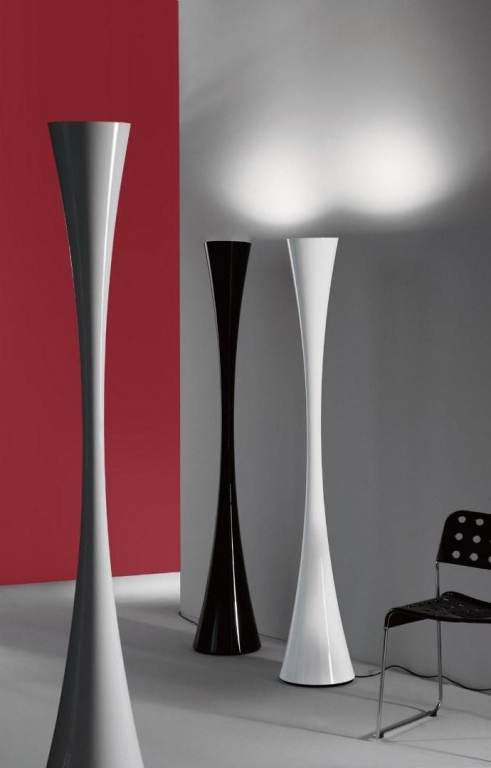 Martinelli Luce Biconica vloerlamp LED zwart