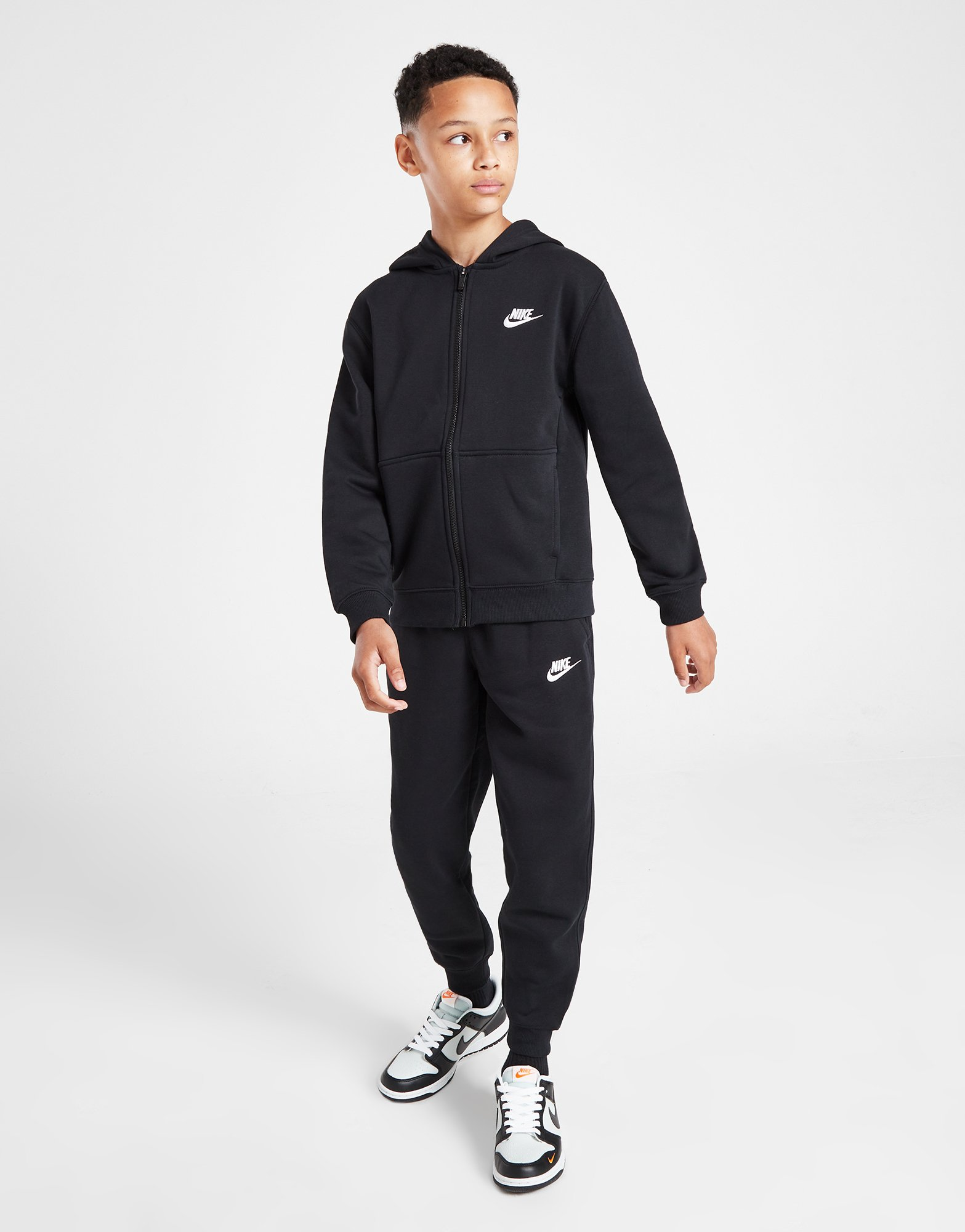 Nike Club Fleece Full Zip Tracksuit Junior