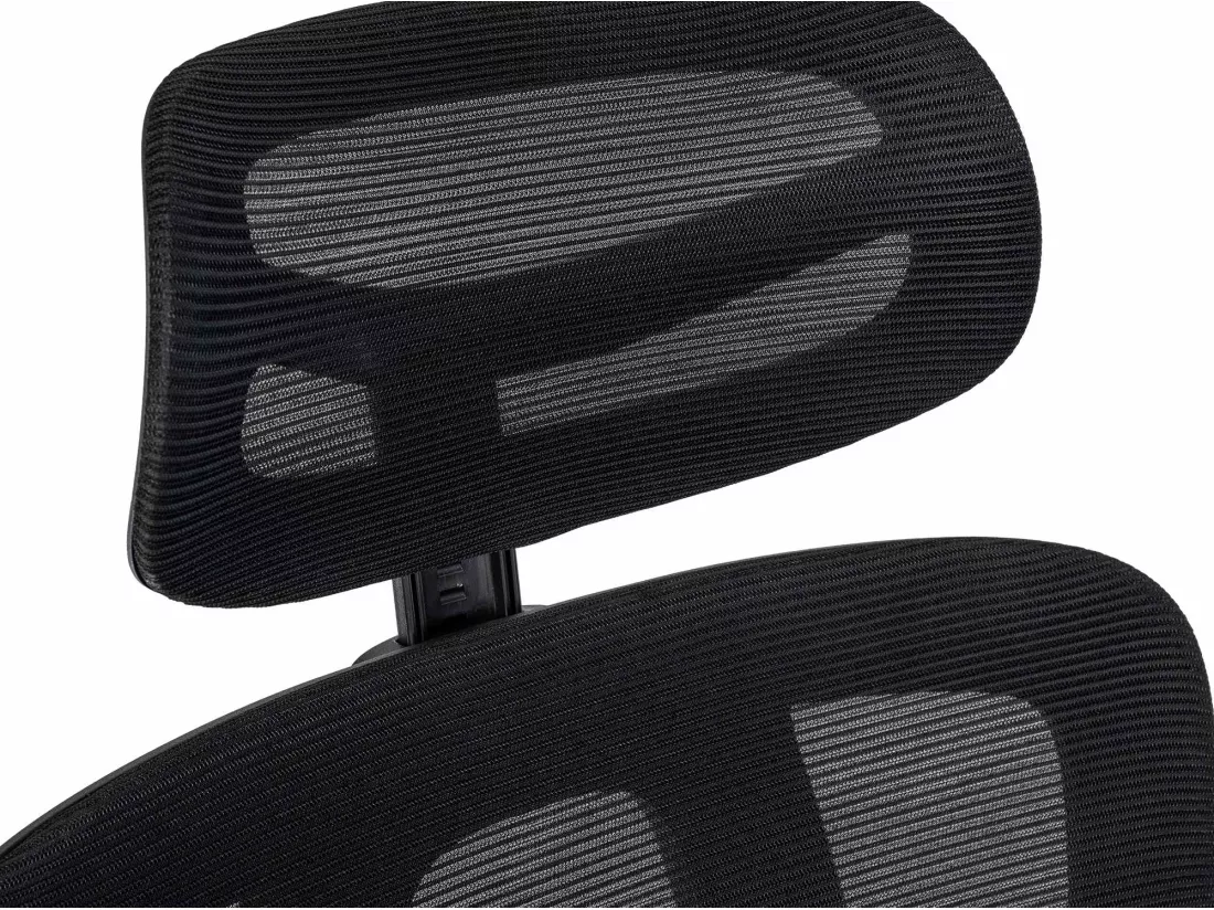 Chaise de bureau - Tissu - Noir - Altamont