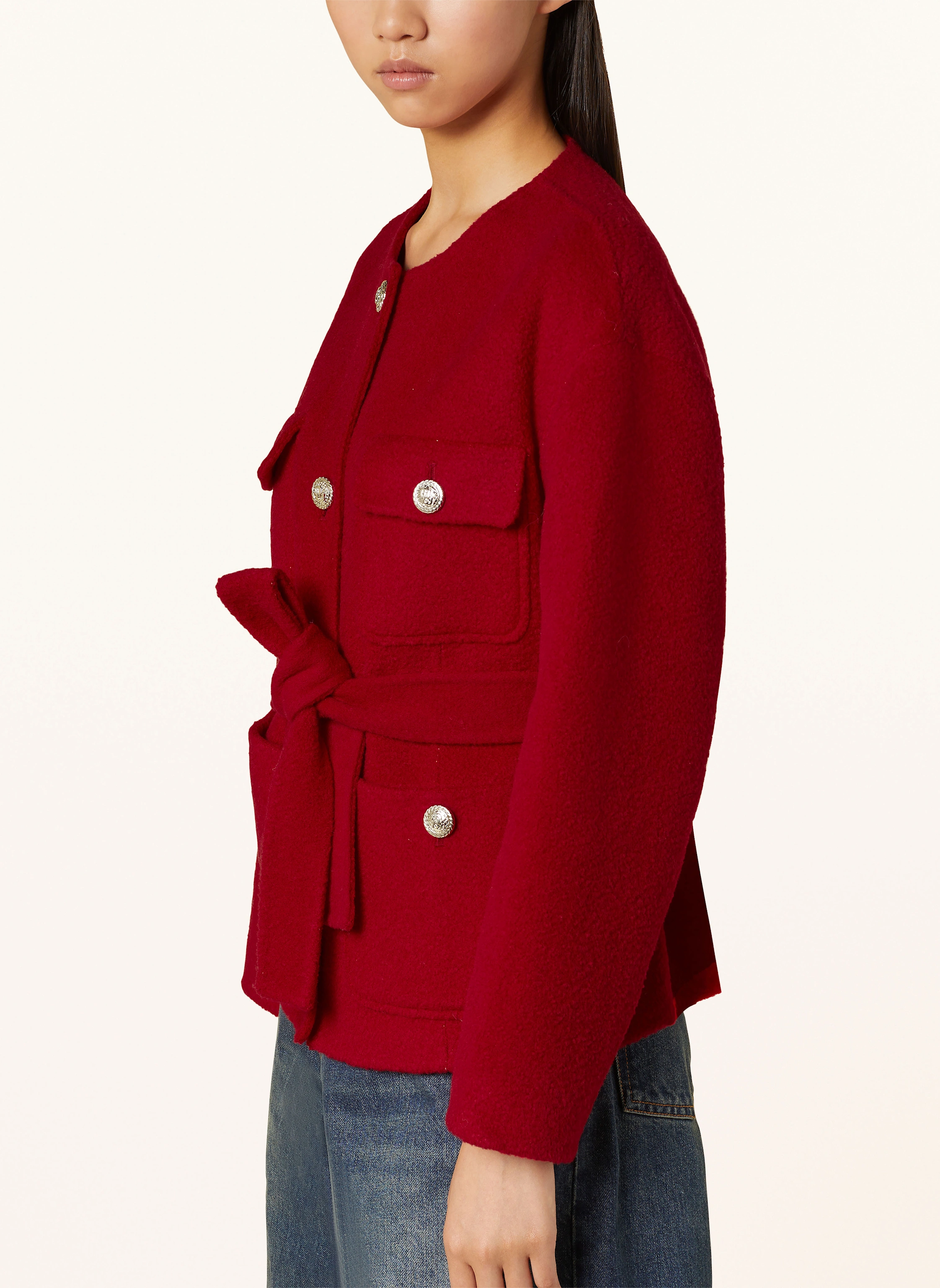 maje Bouclé-Jacke