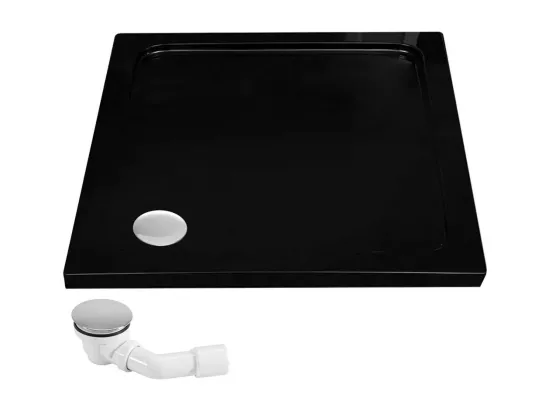 Cabine De Douche Rea City 80X80 Black