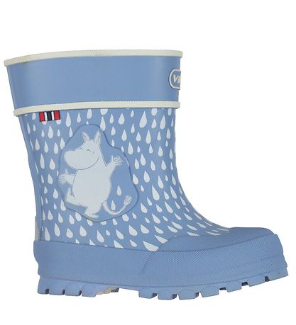 Viking GummiStøvler - Alv - Iceblue/White