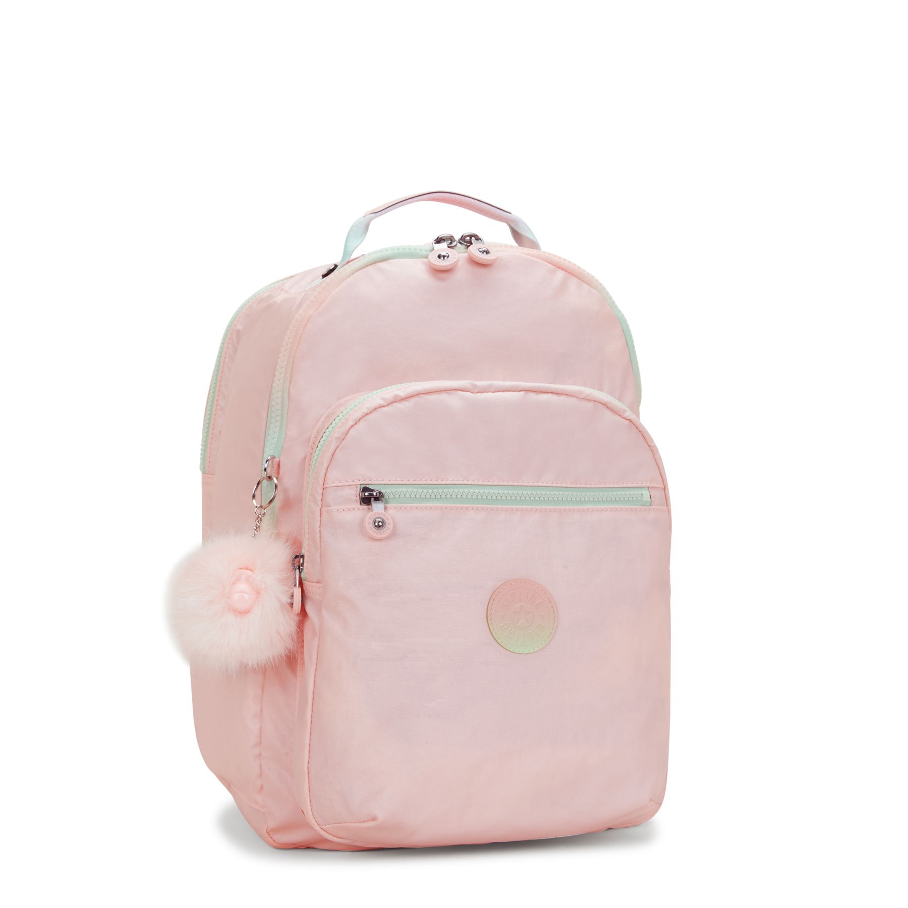 SEOUL COLLEGE Grand sac à dos avec compartiment séparé pour ordinateur portable - Blush Metallic