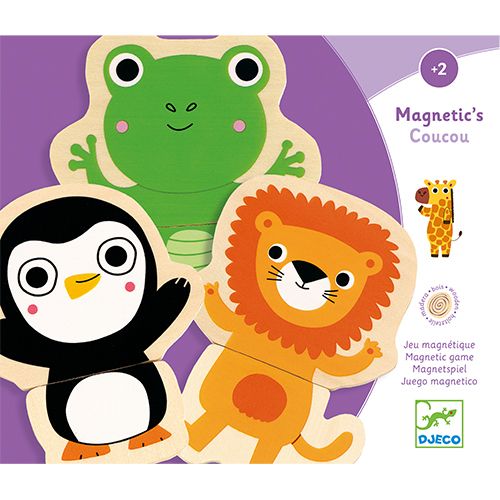 Djeco houten magneten jungle (24st) DJ03118