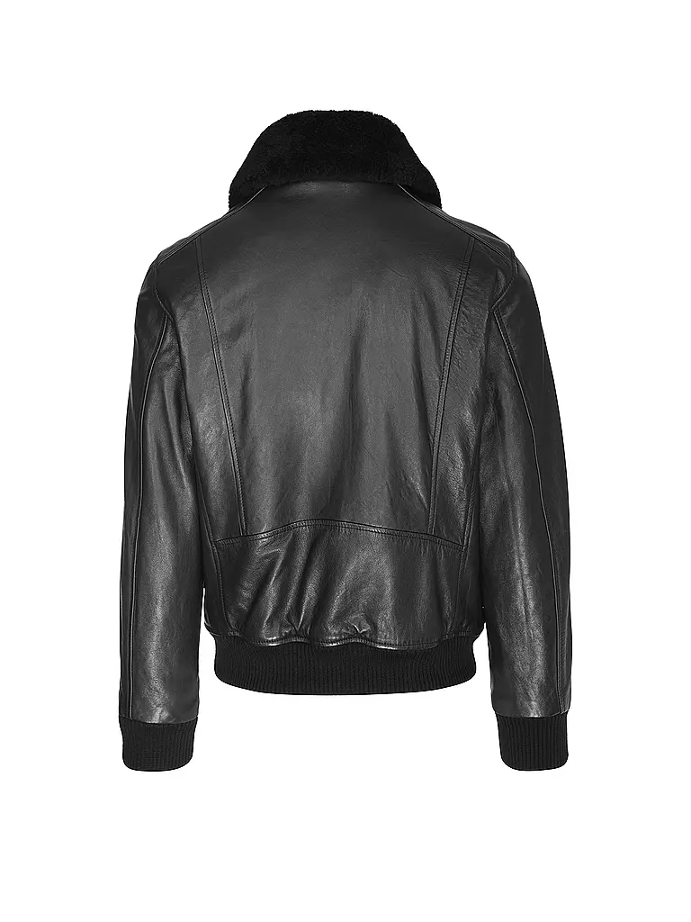 JOOP Lederjacke AVIATOR AVIA schwarz