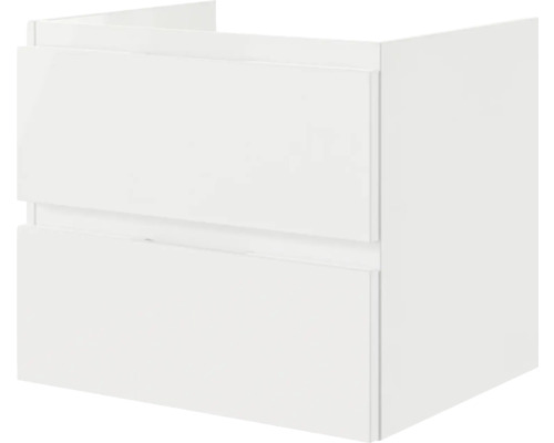 Pelipal badkamermeubelset serie 4035, BxHxD 60 x 200 x 45 mm, witte fronten. 3-delige badkamermeubelset bestaande uit een witte keramische wastafel, badmeubel en spiegelkast met ledverlichting.