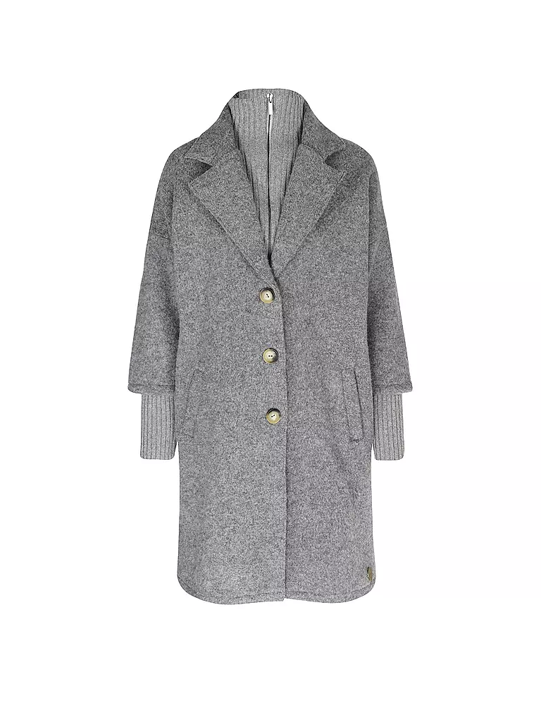 STAPF Wollmantel Relaxed Fit ANIELA  grau