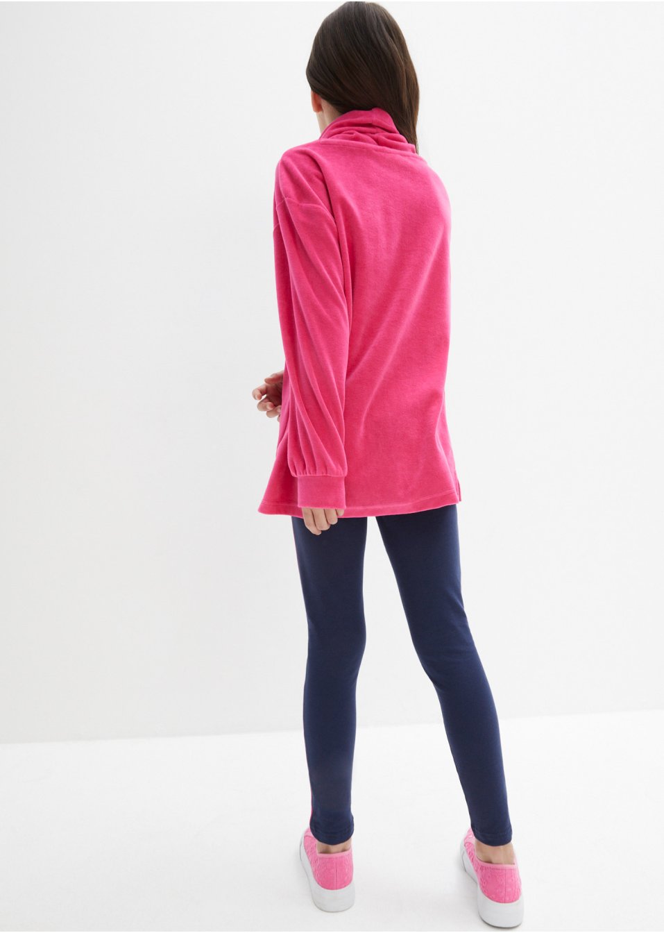 T-shirt long avec legging fille en velours ras (Ens. 2  pces.)