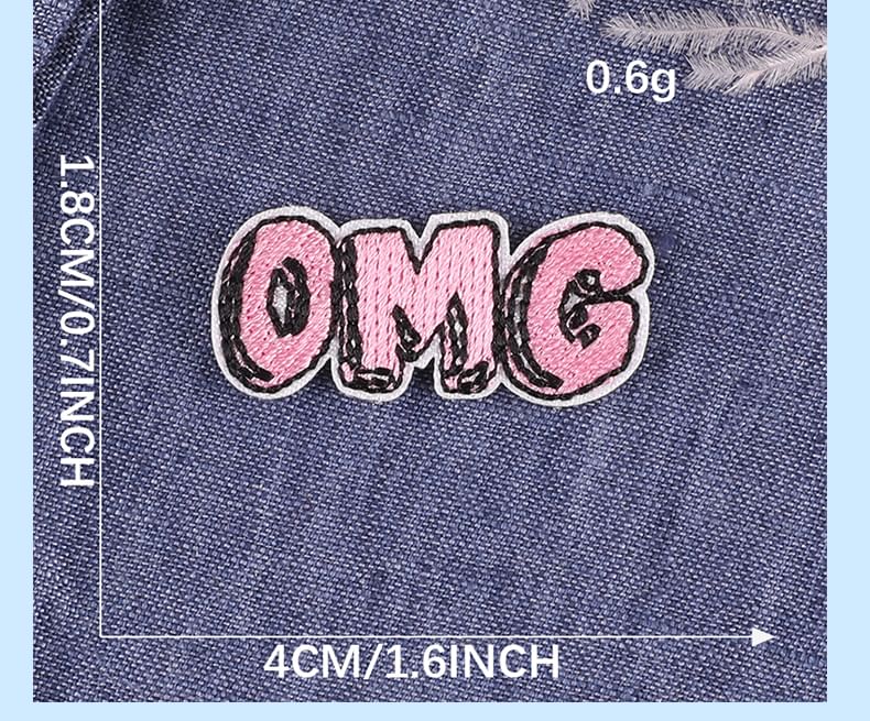 Embroidery Kingdom - Geborduurde applicatie-patch met cartoonmotief (verschillende ontwerpen)