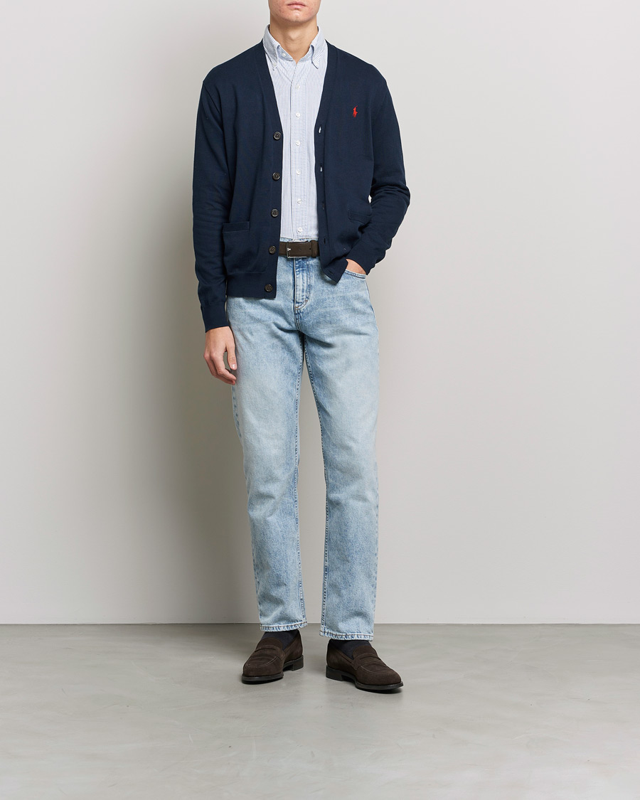 Polo Ralph Lauren Cotton Cardigan Hunter Navy