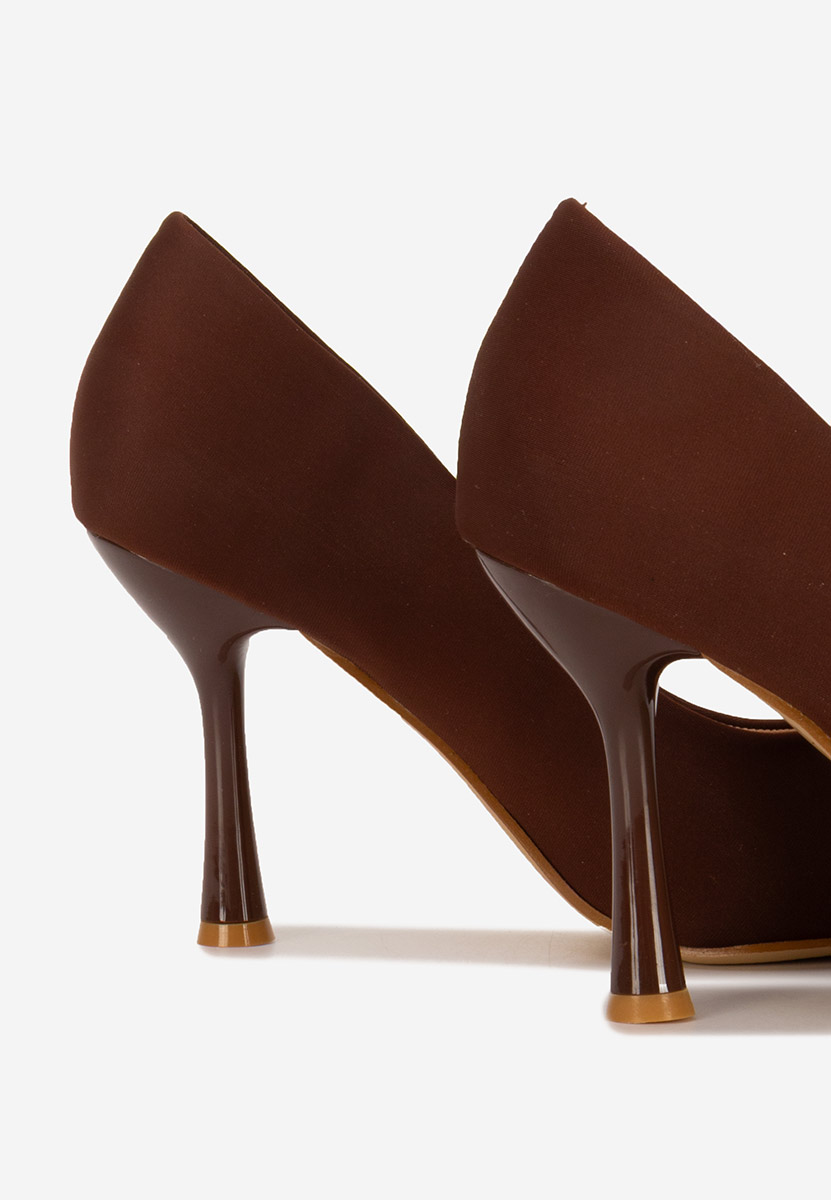 Chaussures à talon aiguille bruns Anuria