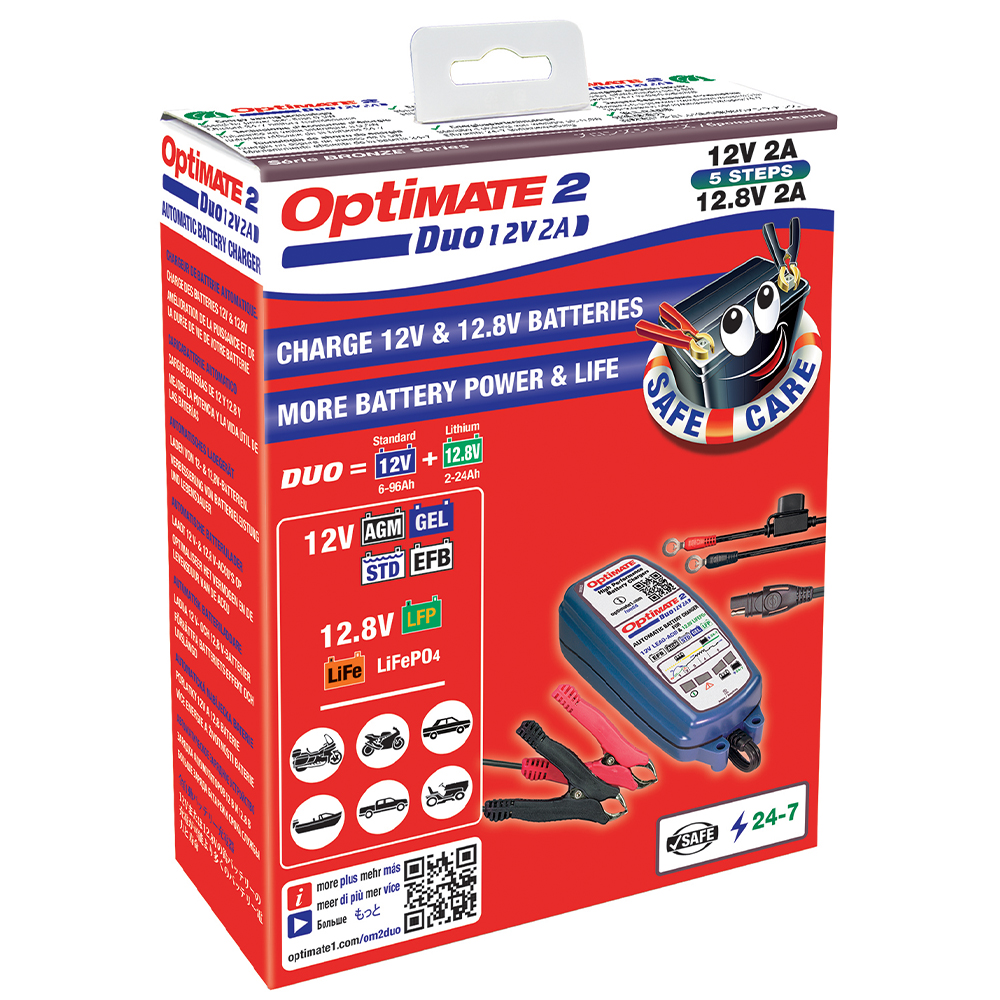 TecMate - Chargeur de batterie Optimate 2 TM550