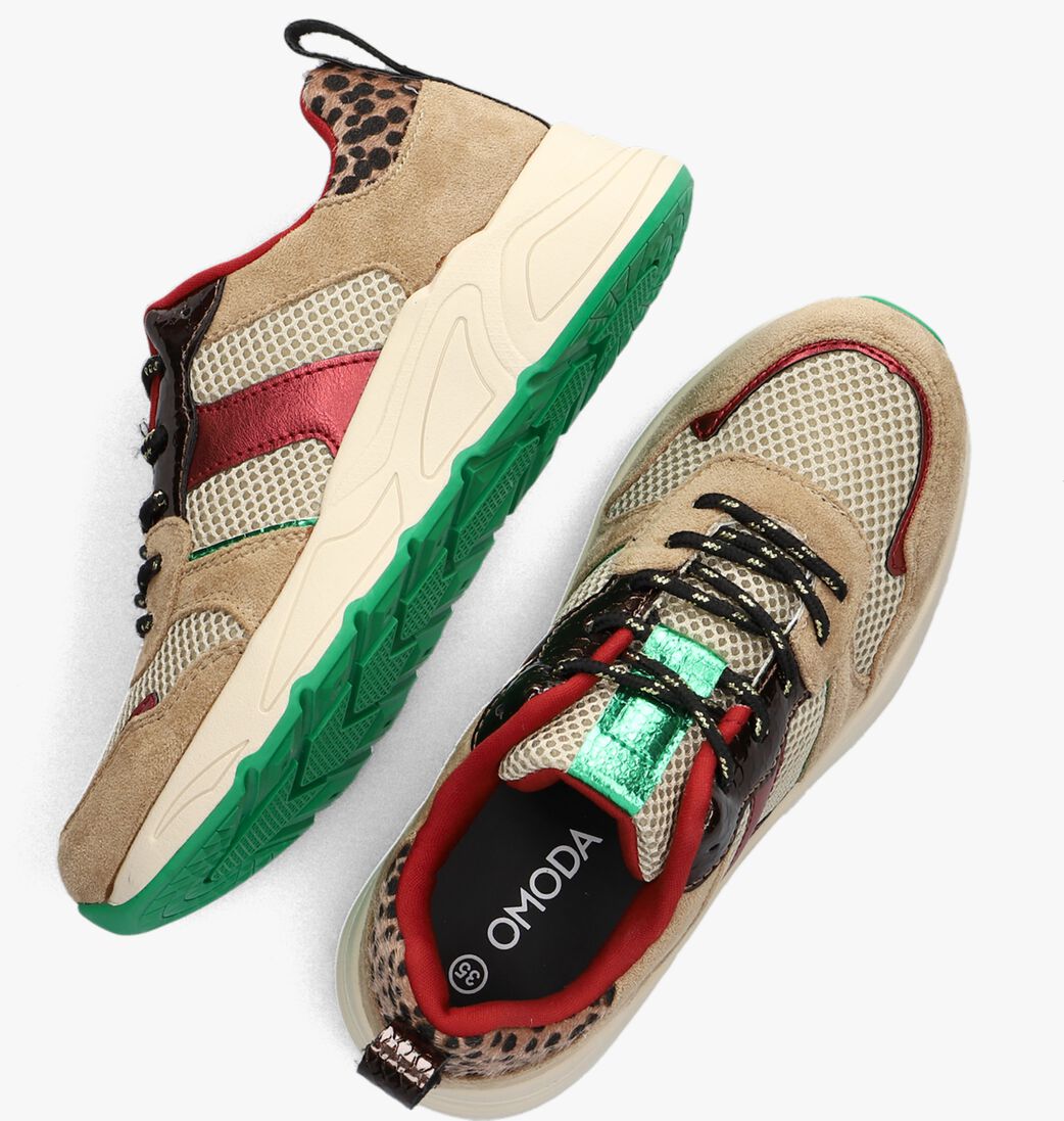 OMODA taupe omoda lage sneakers zo&euml;