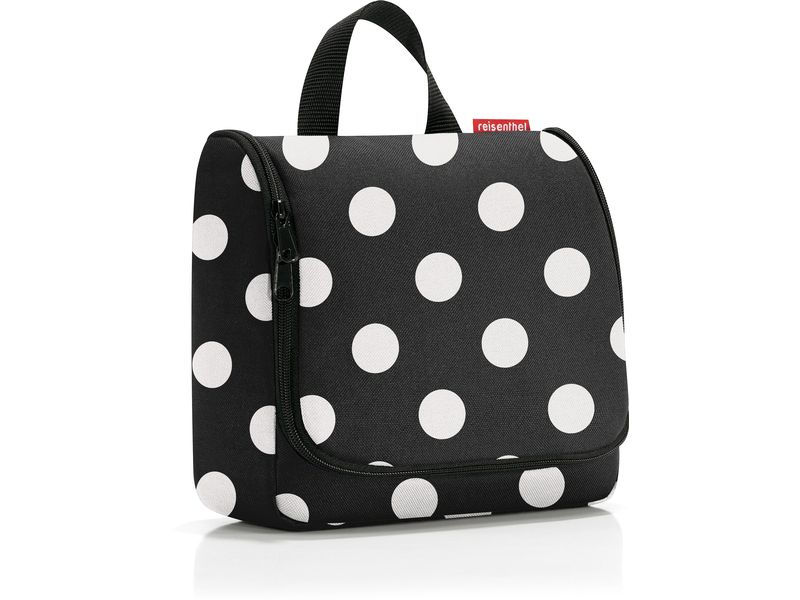 Reisenthel Necessaire Toiletbag Dots White Kosmetiktasche für alle wichtigen Bad-Accessoires