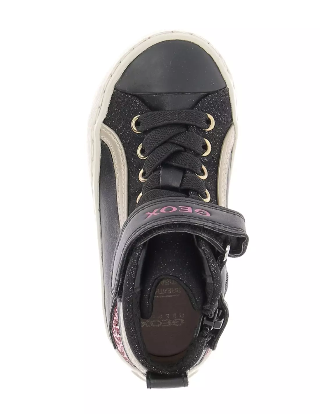 GEOX KALISPERA - Baskets BLACKDKPINK