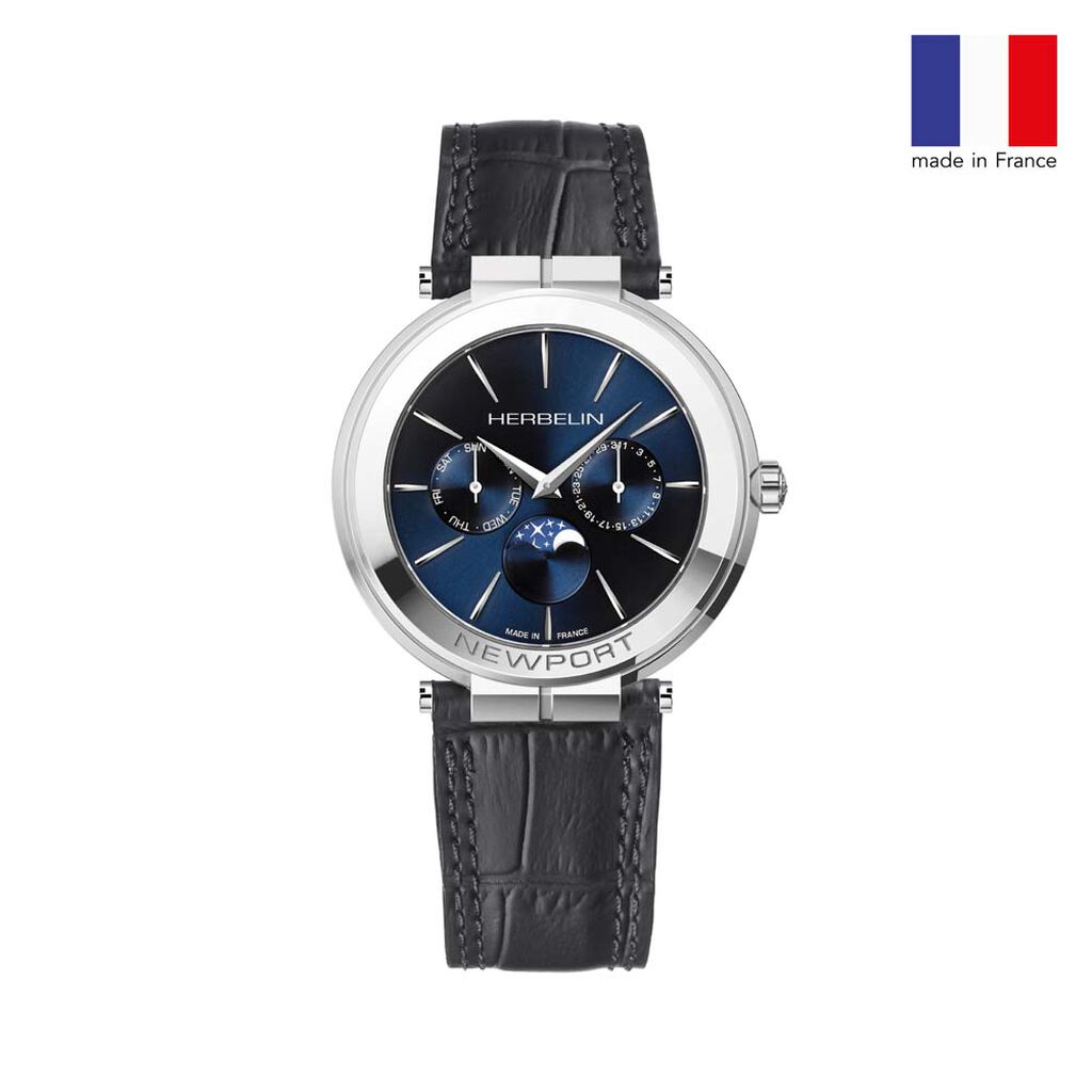 Montre Michel Herbelin Newport Slim Bleu