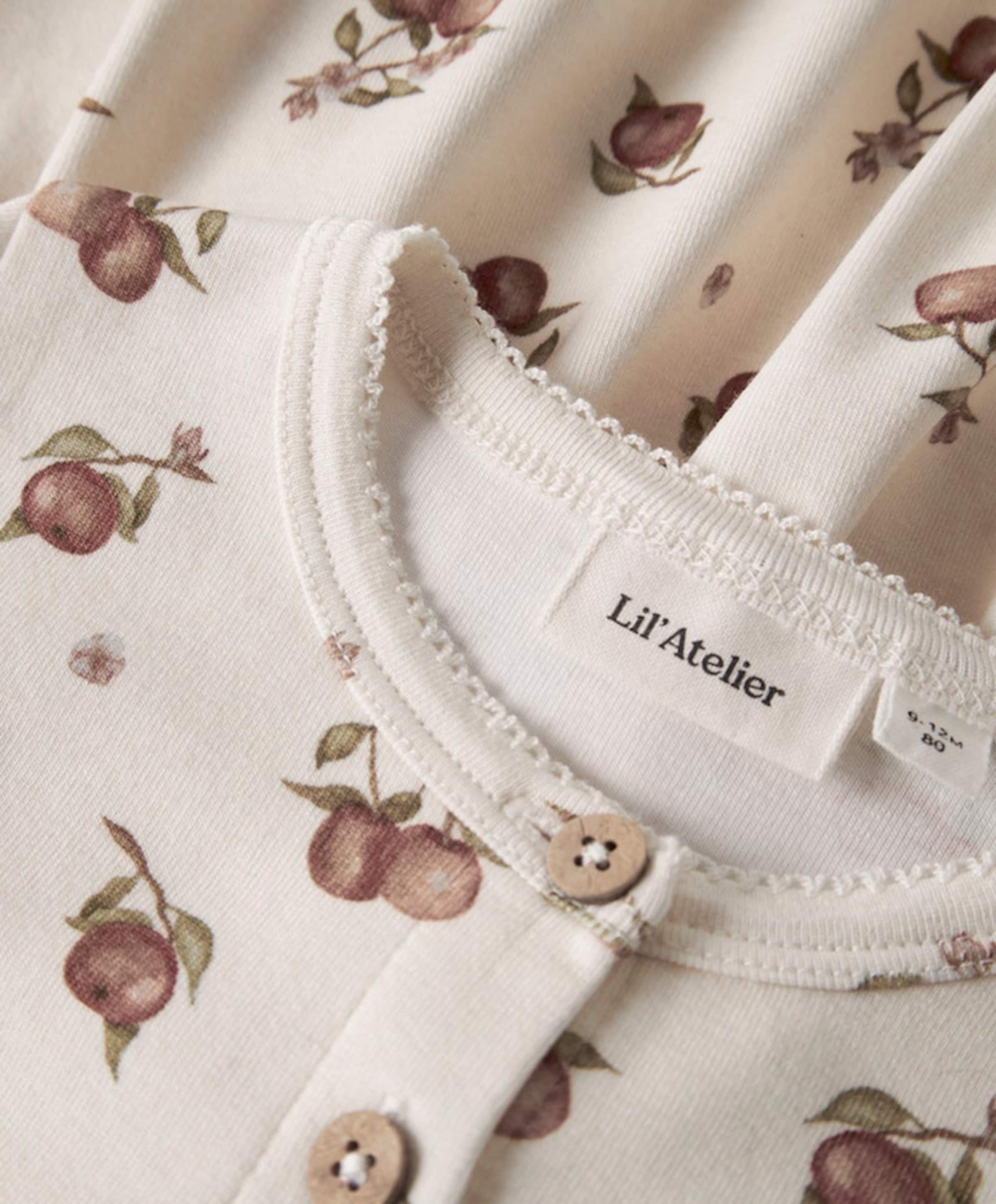 Lil' Atelier Meisjes jurk ecru