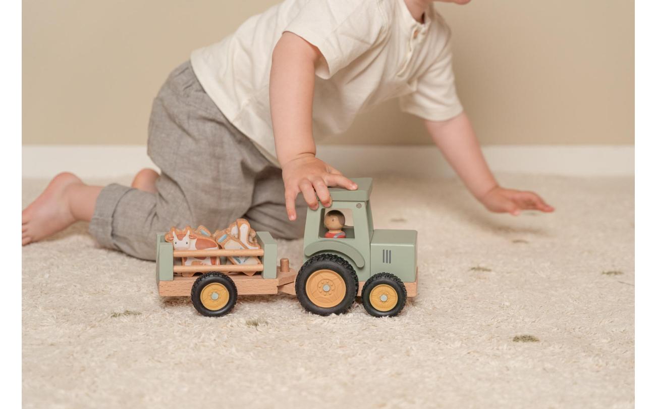 Little Dutch - Little Farm Tractor met trailer