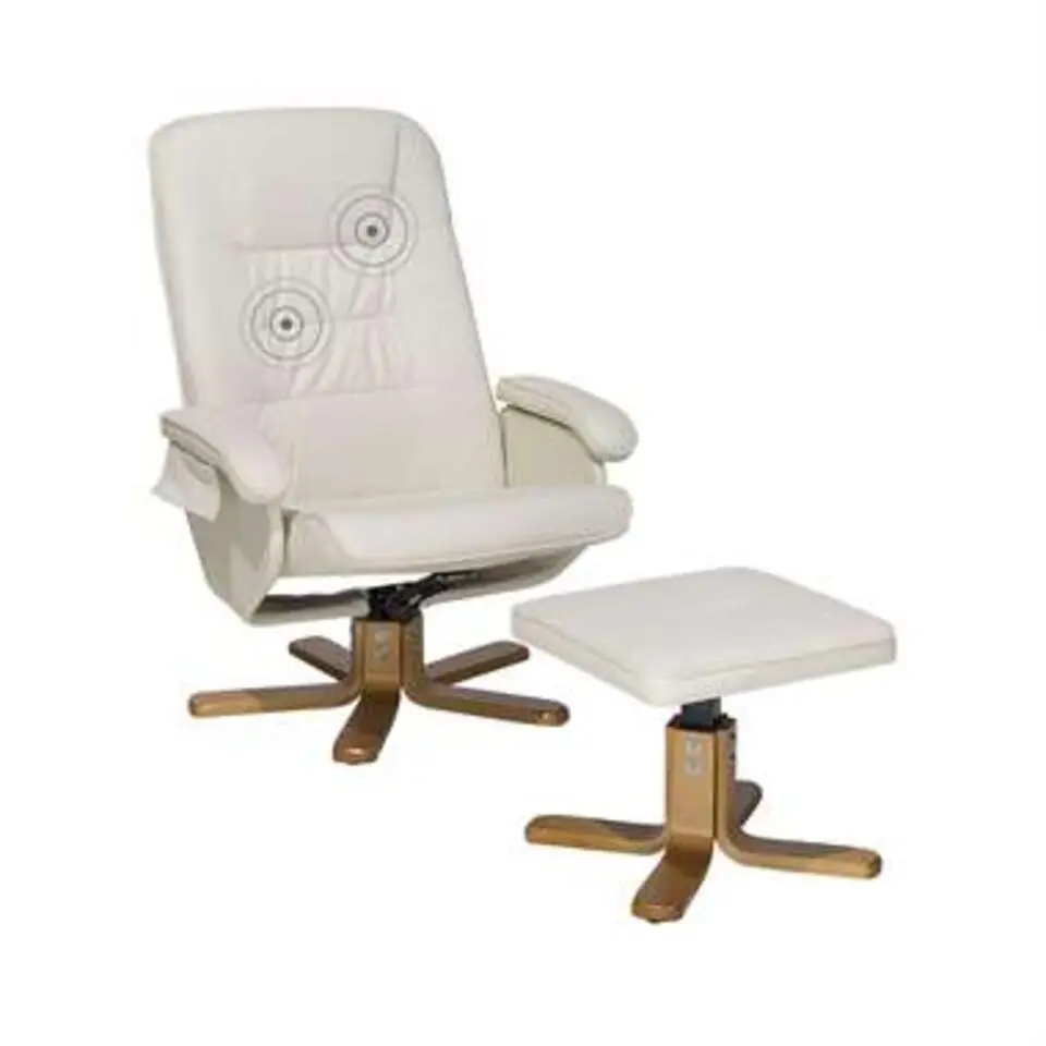 RELAXPRO - Fauteuil - Beige - Kunstleer