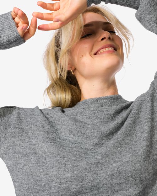 pull en maille fine Havana femme  gris clair