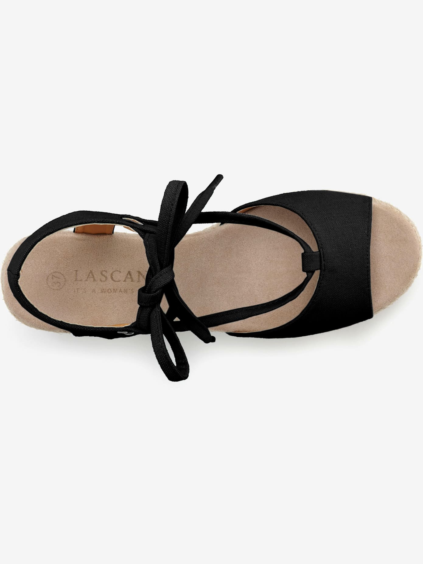 Sandales compensées talon confortable