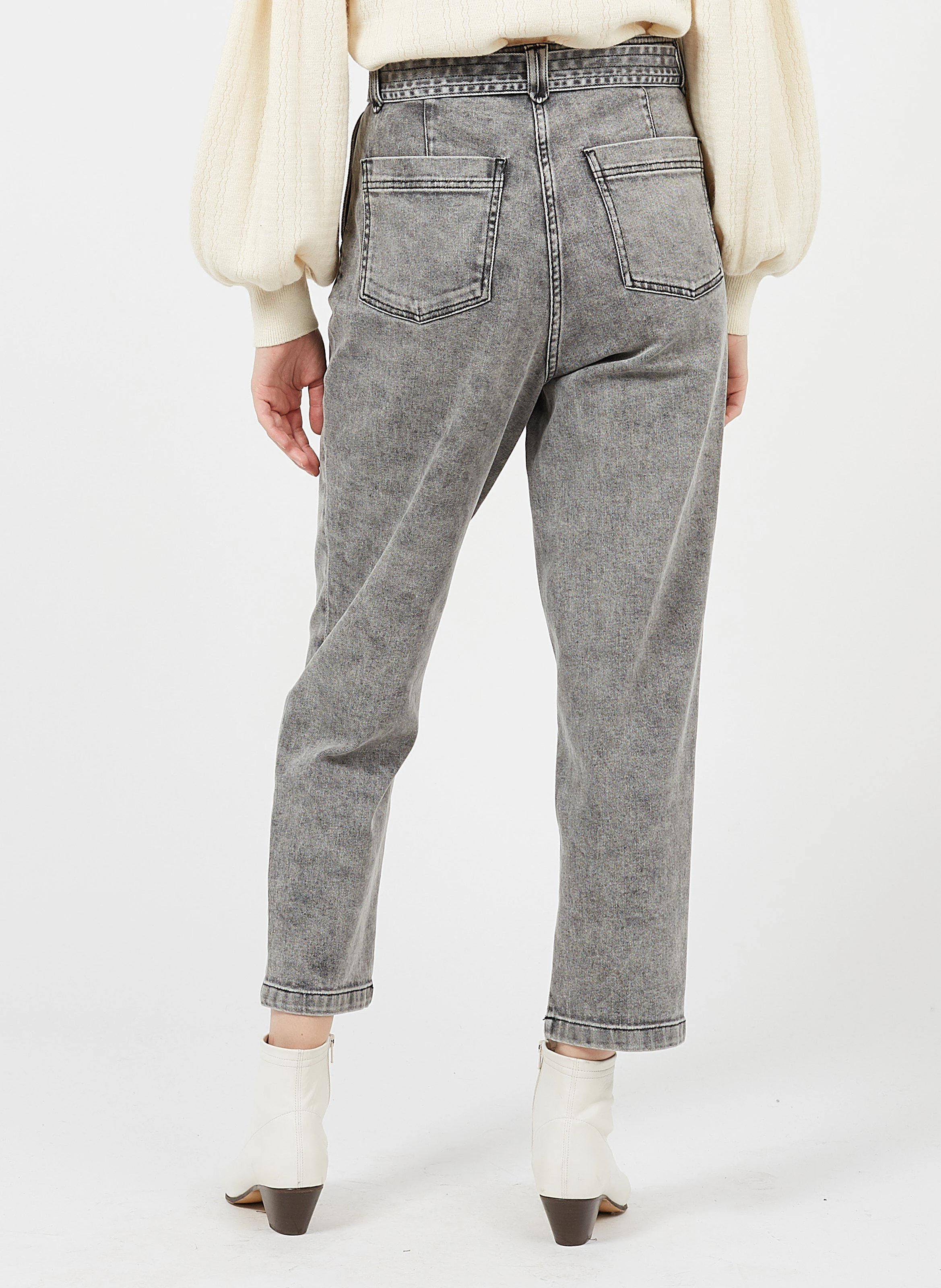 BATTERSEA O - Jean droit | Gris