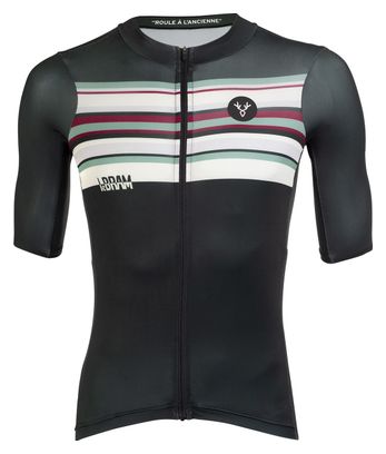 Maillot Manches Courtes LeBram Arpettaz Vert Coupe Ajustée