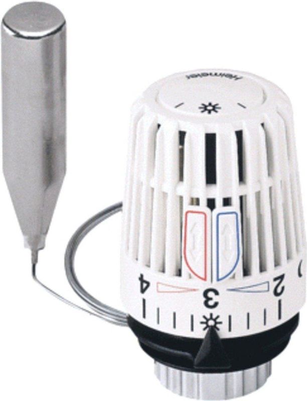 Heimeier - 6002-00.500 Thermostaatkop K - Wit - 2 m Capillaire Buis