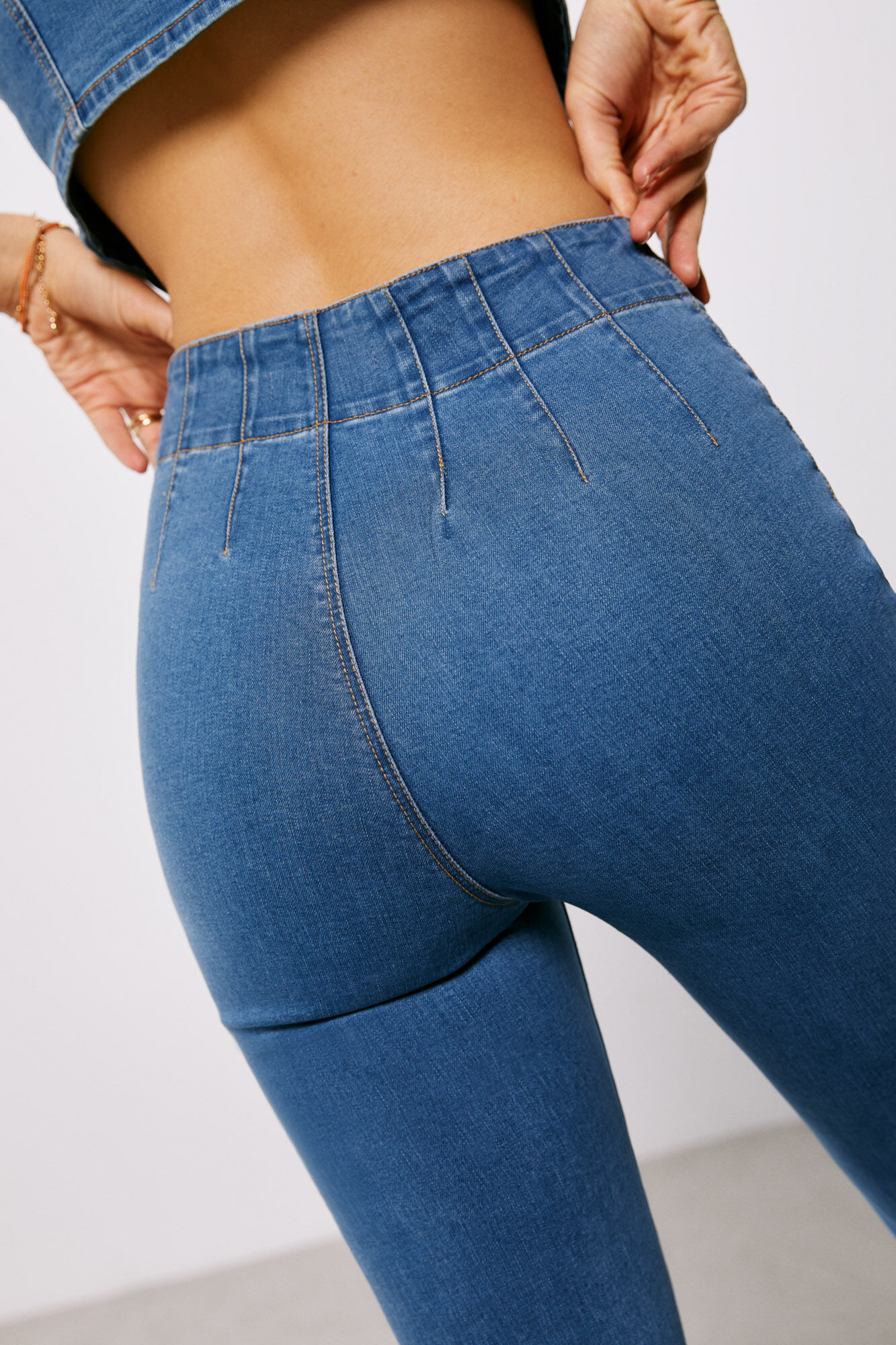 Calça jeans 0011 - azul médio