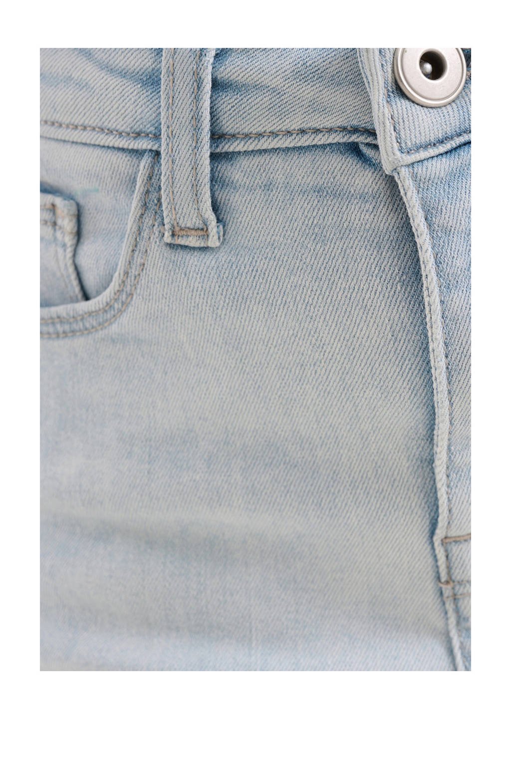 Shoeby high waist skinny jeans light blue denim bleached