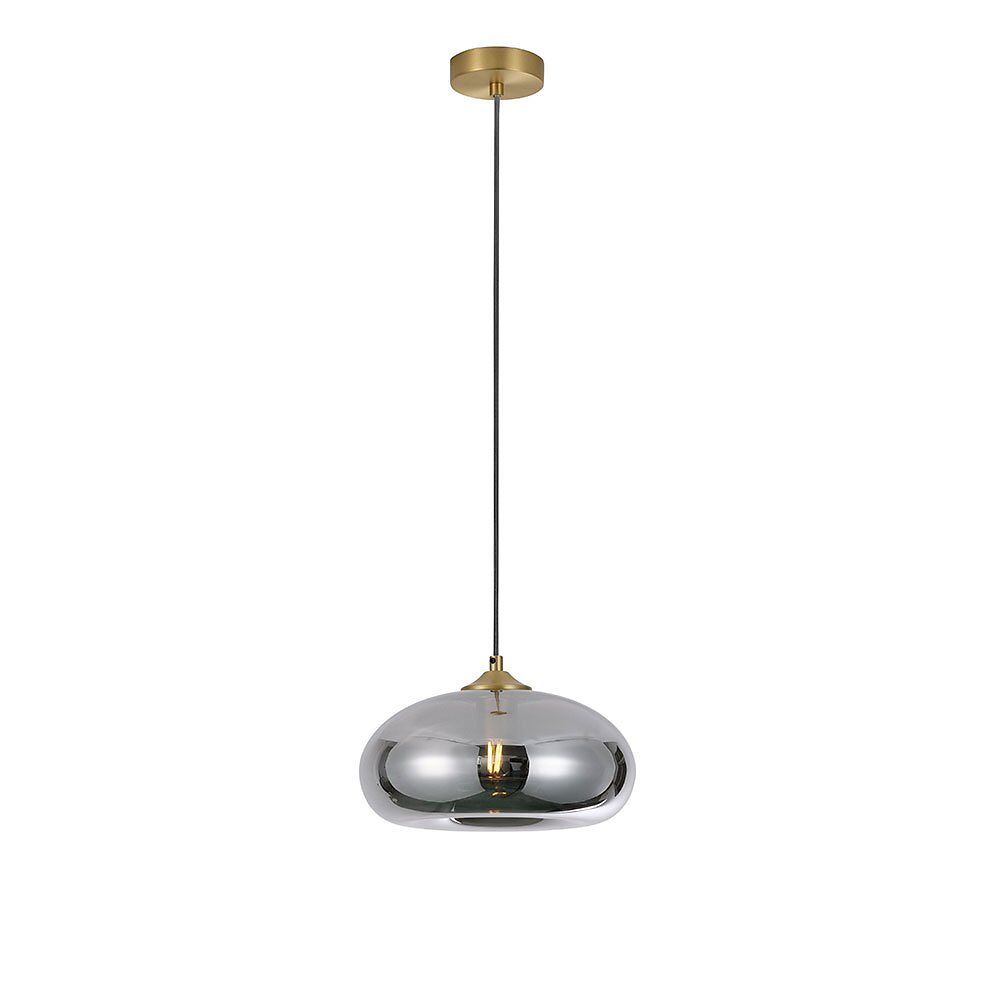 ARTDELIGHT CAROLA Aufhängung - Goldfarbig, Schwarz / H: 150.0 cm x D: 10.0 cm