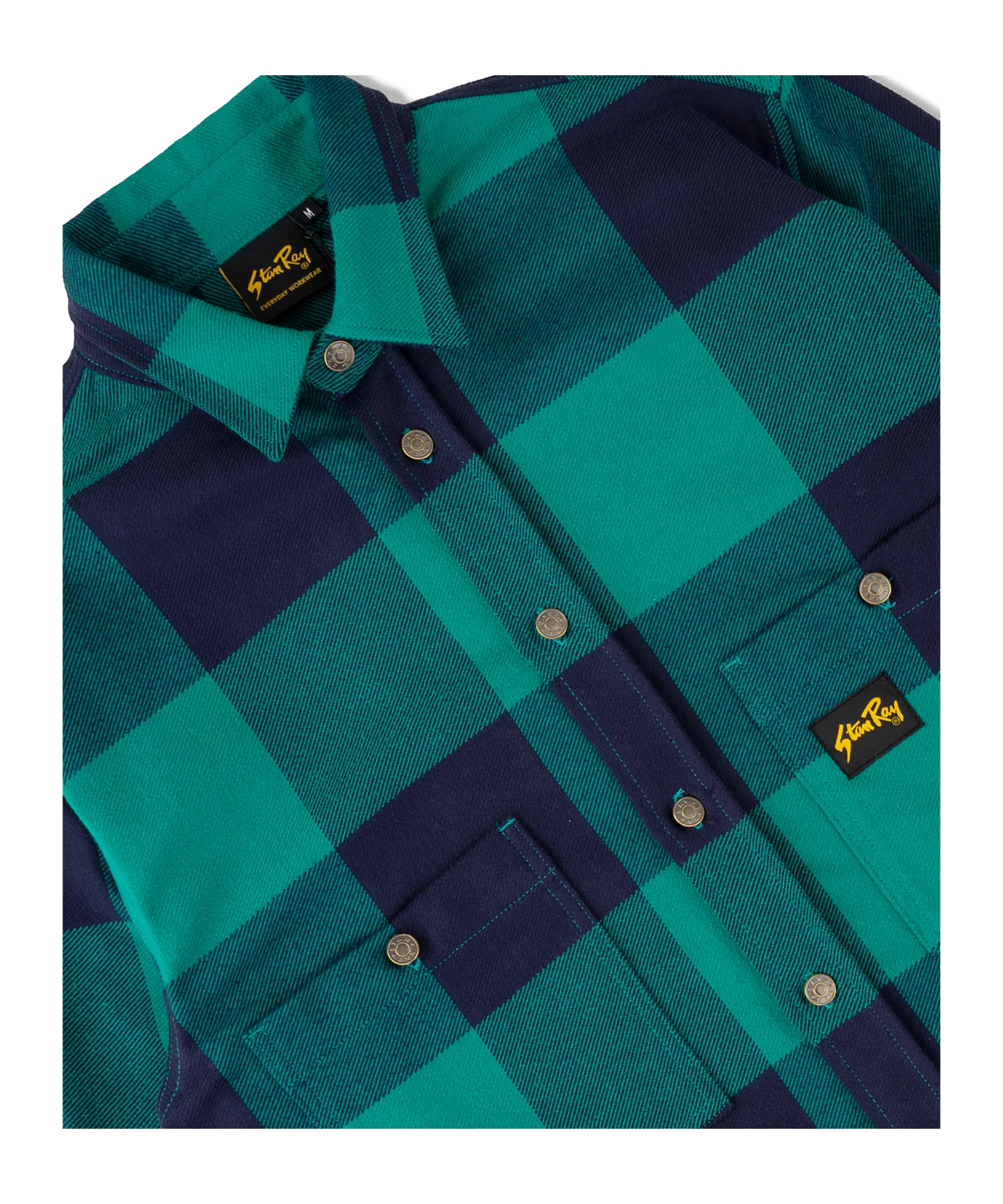 Stan Ray Flannel Shirt langarm Grün