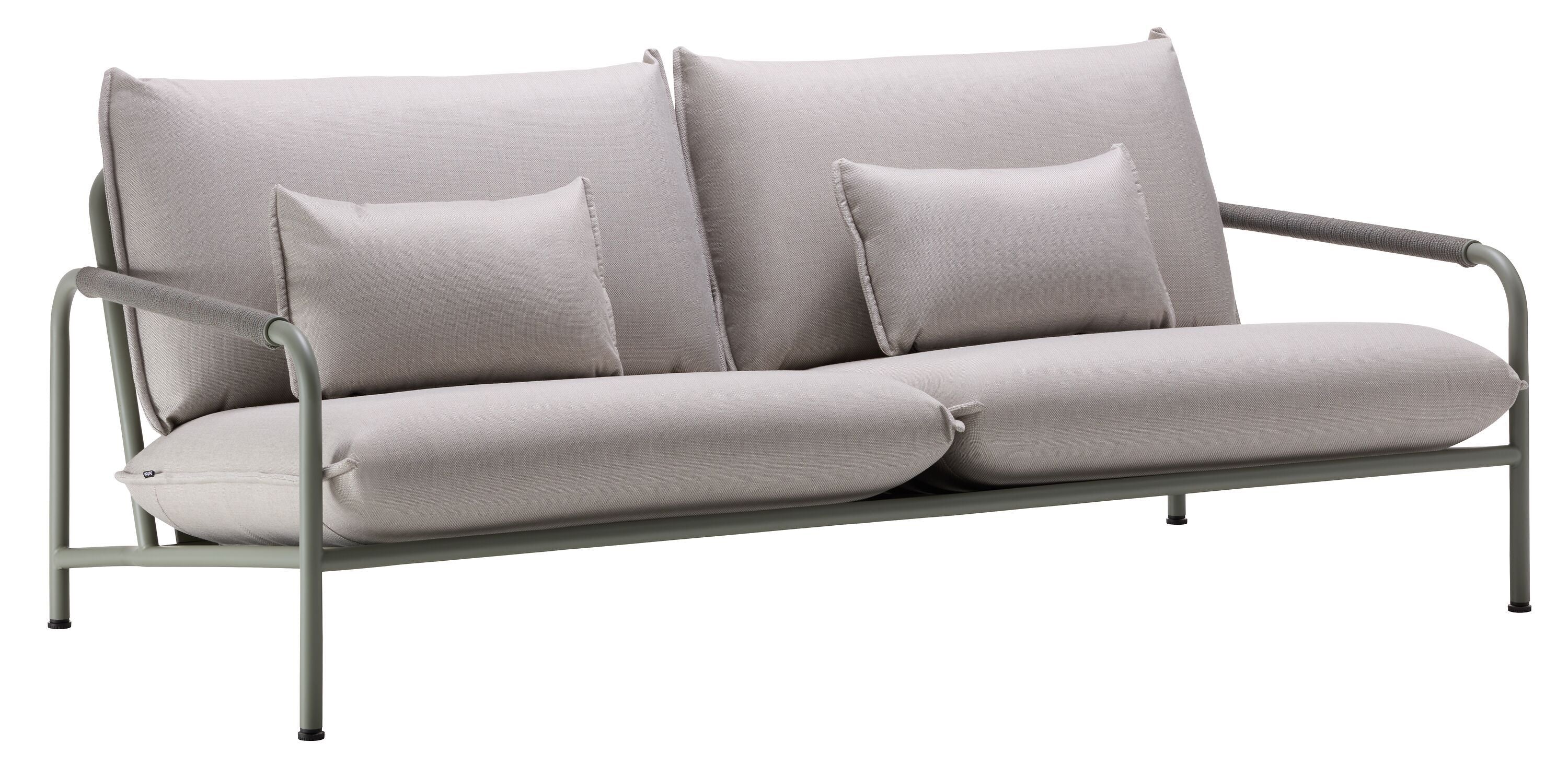 SAMOA Loungesofa - Hellgrau / B: 193.0 cm x T: 98.0 cm x H: 80.0 cm